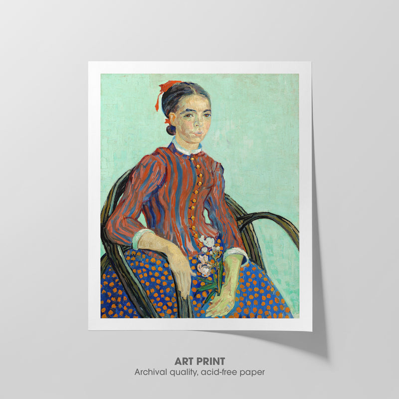La Mousmé ☷ Van Gogh ☴ Art Print