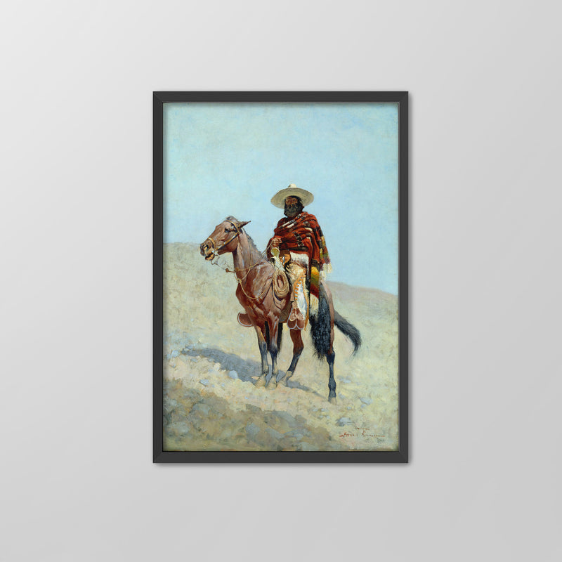 A Mexican Vaquero ☶ Remington ☰ Art Print