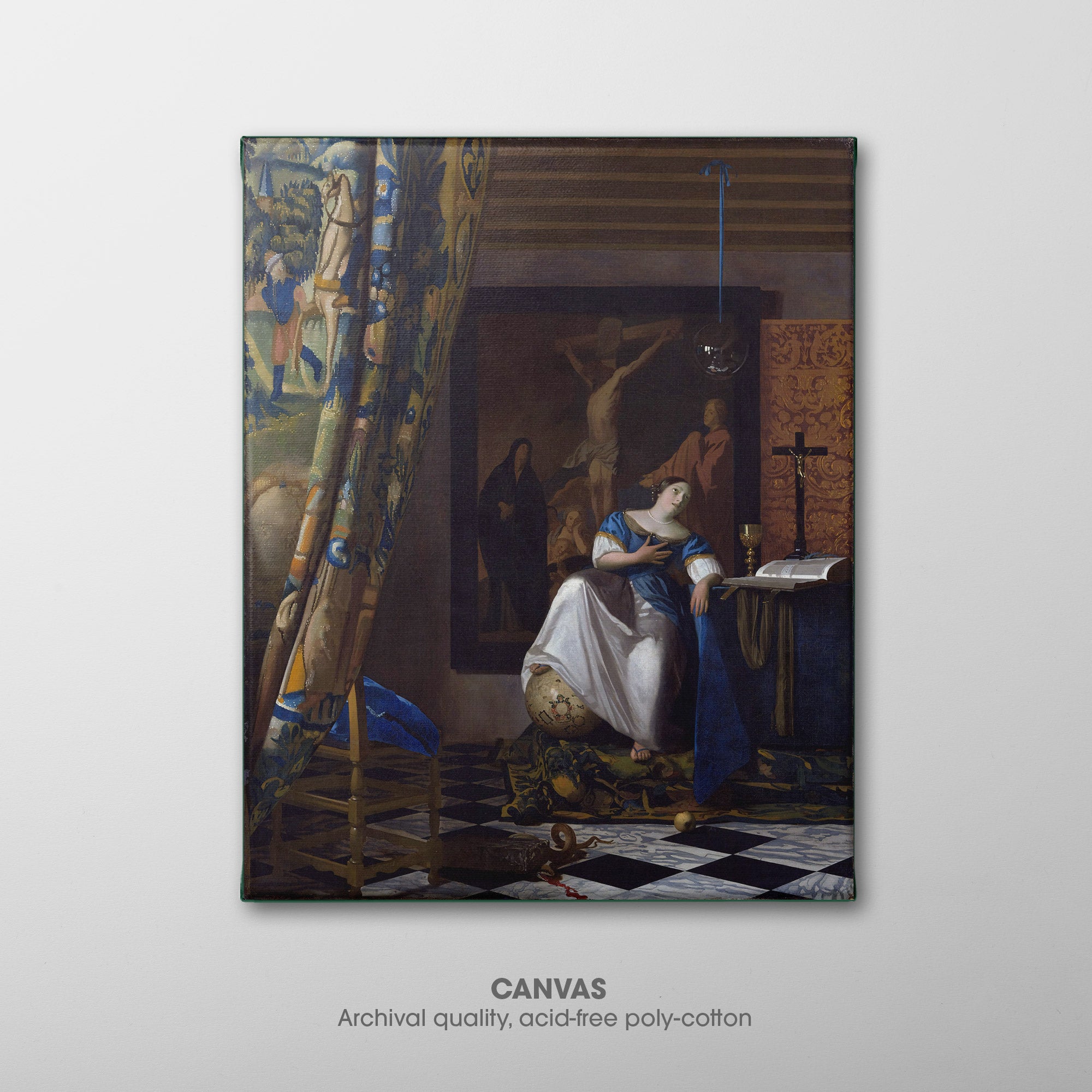 The Allegory of Faith ☷ Vermeer ☰ Canvas