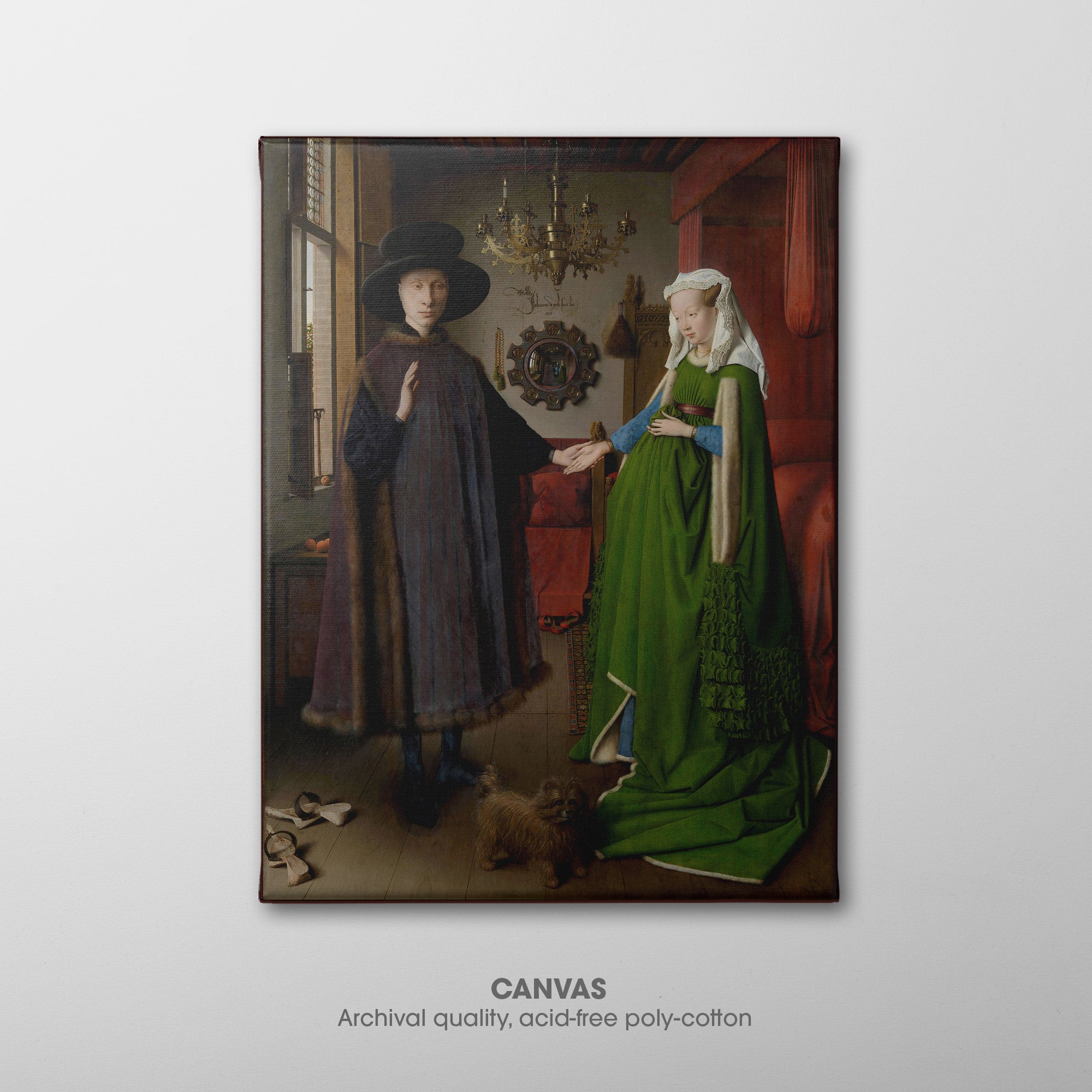 The Arnolfini Portrait ☷ Van Eyck ☲ Canvas