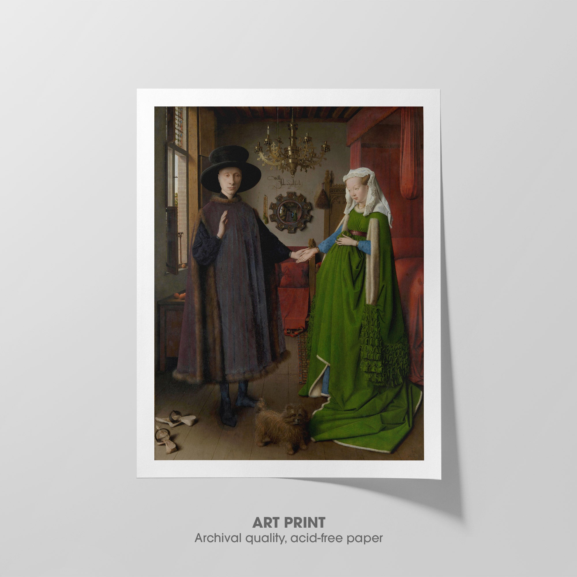 The Arnolfini Portrait ☷ Van Eyck ☲ Art Print