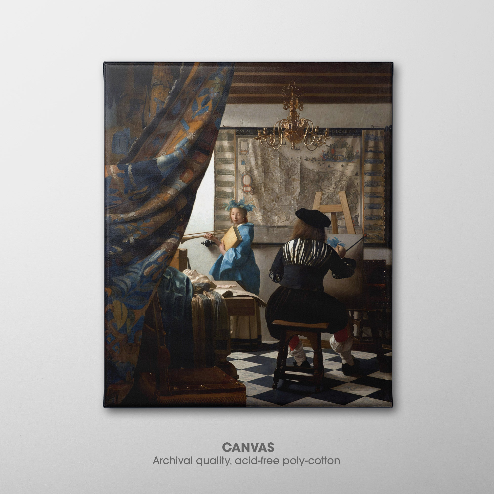 The Art of Painting ☰ Vermeer ☷ Canvas