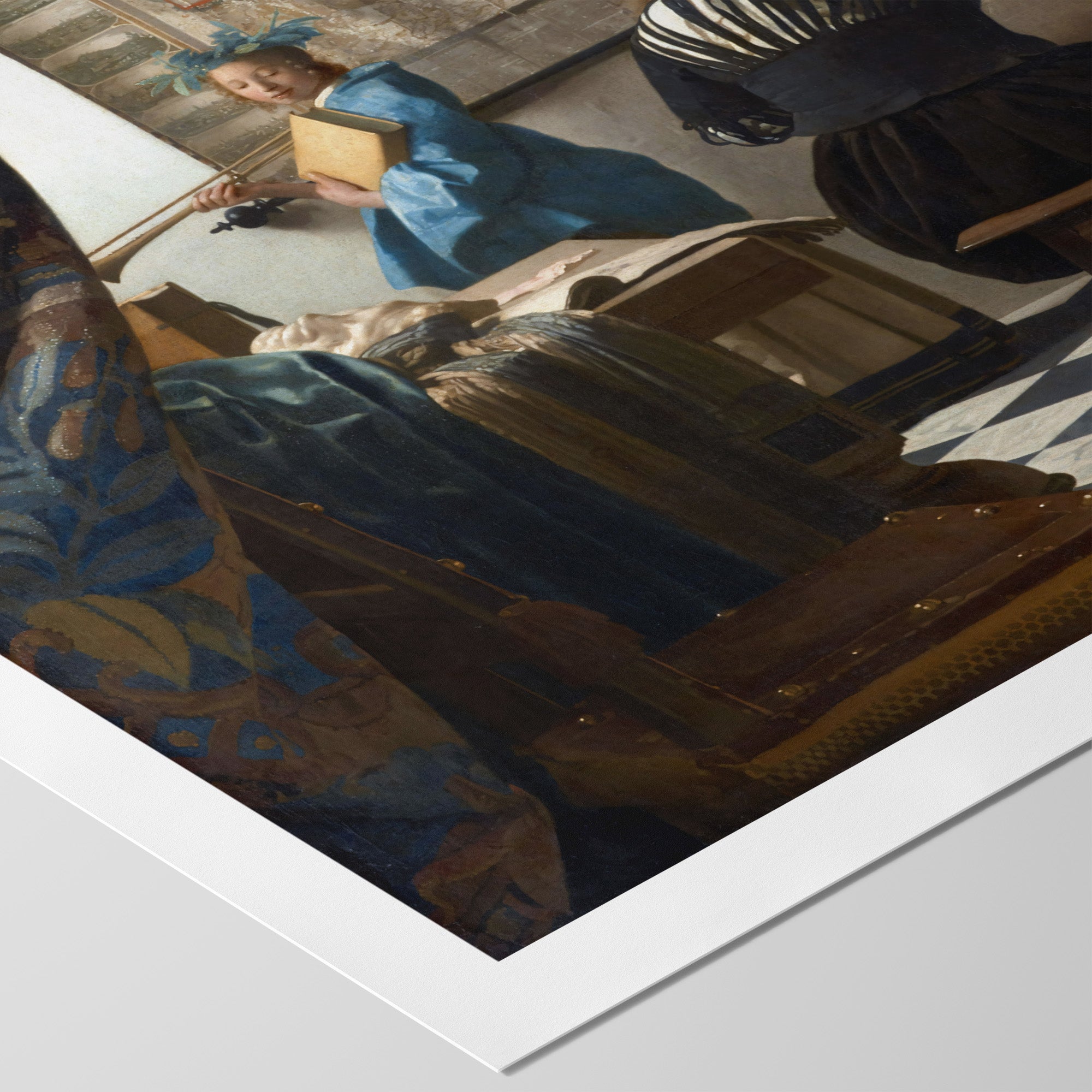 The Art of Painting ☰ Vermeer ☷ Art Print