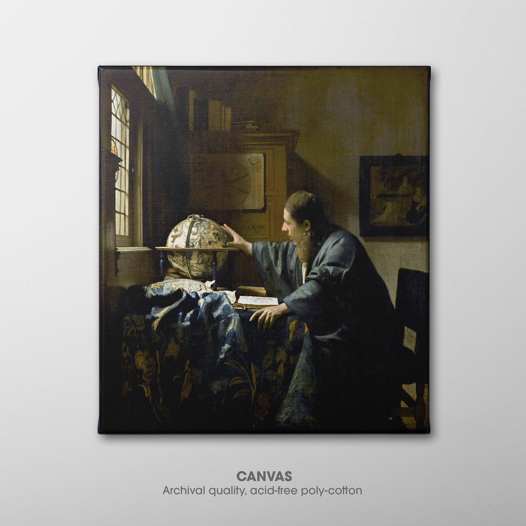 The Astronomer ☶ Vermeer ☷ Canvas