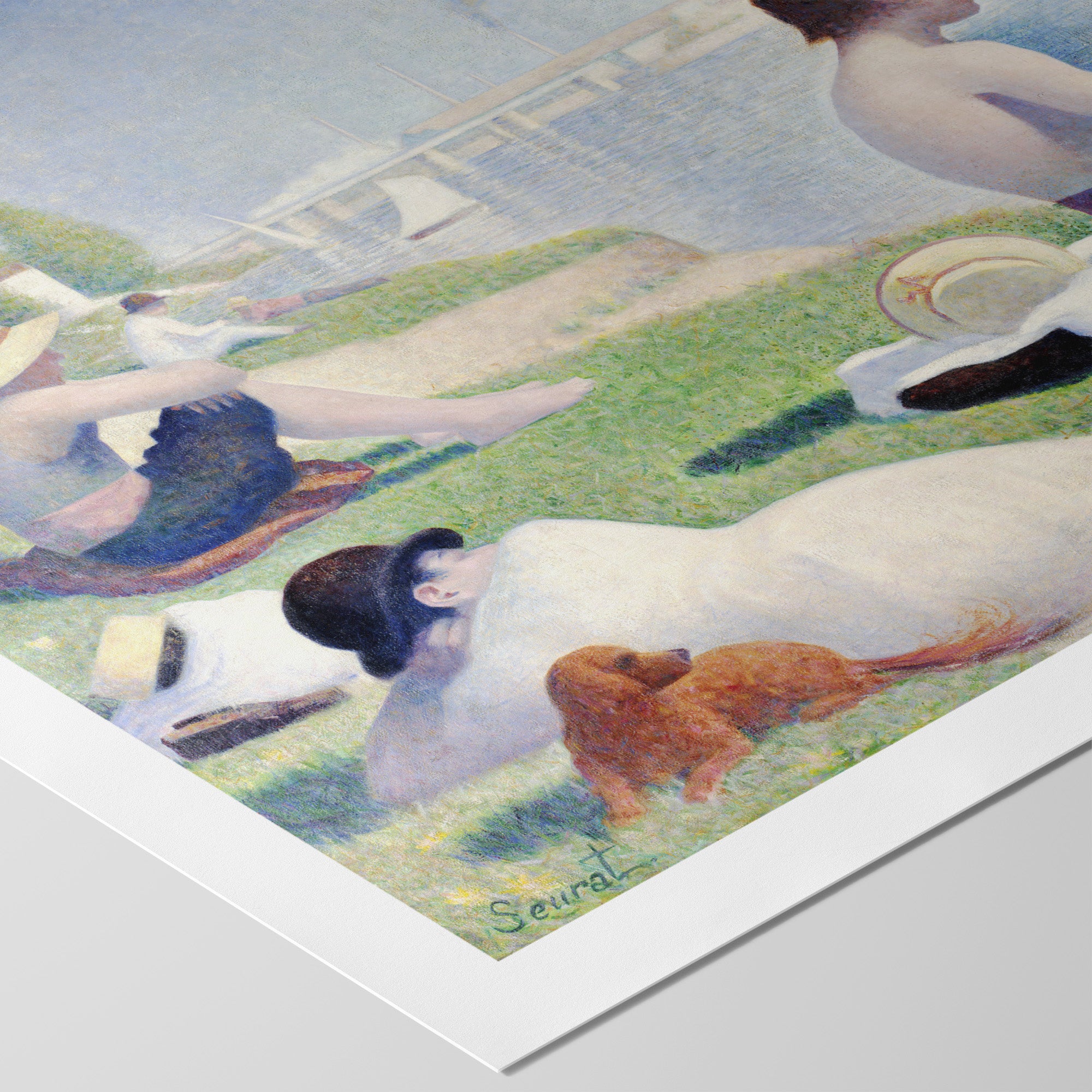 Bathers at Asnières ☷ Seurat ☱ Art Print