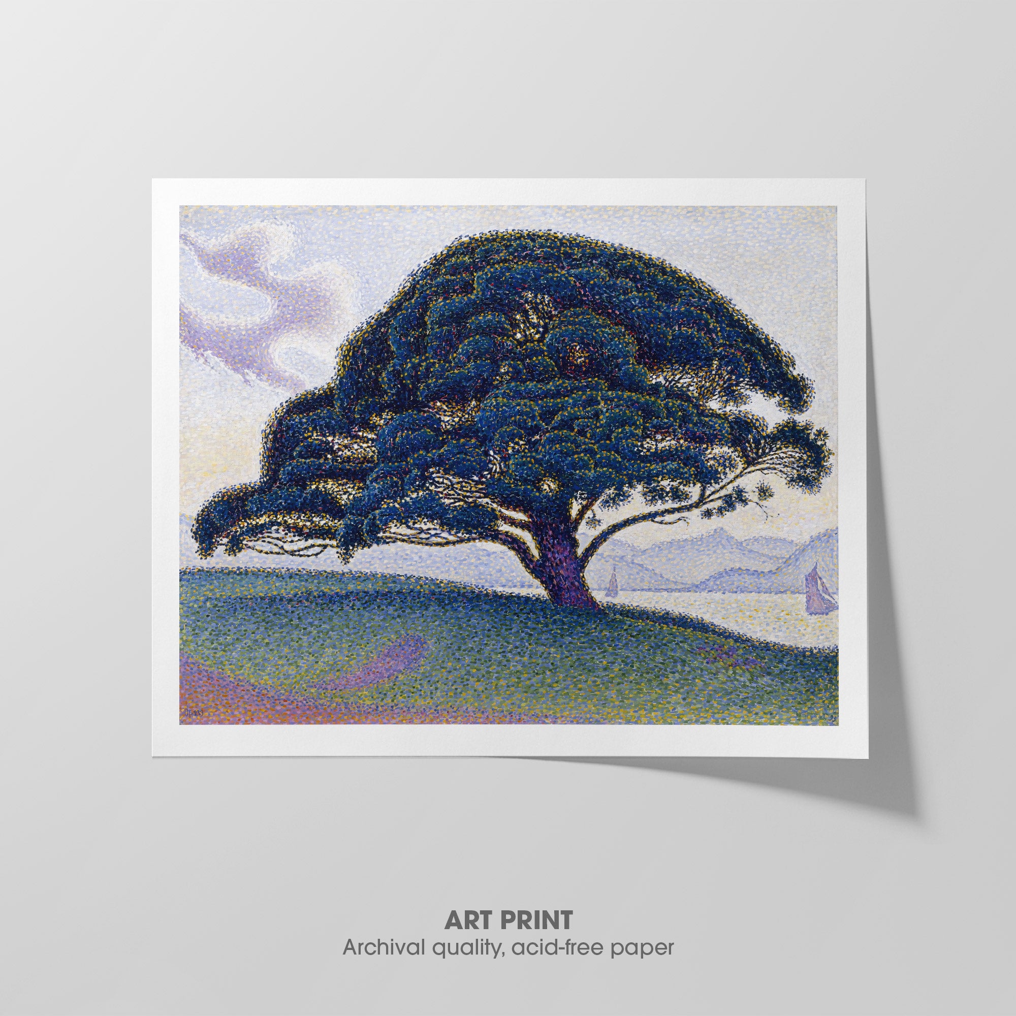 The Bonaventure Pine ☰ Signac ☷ Art Print