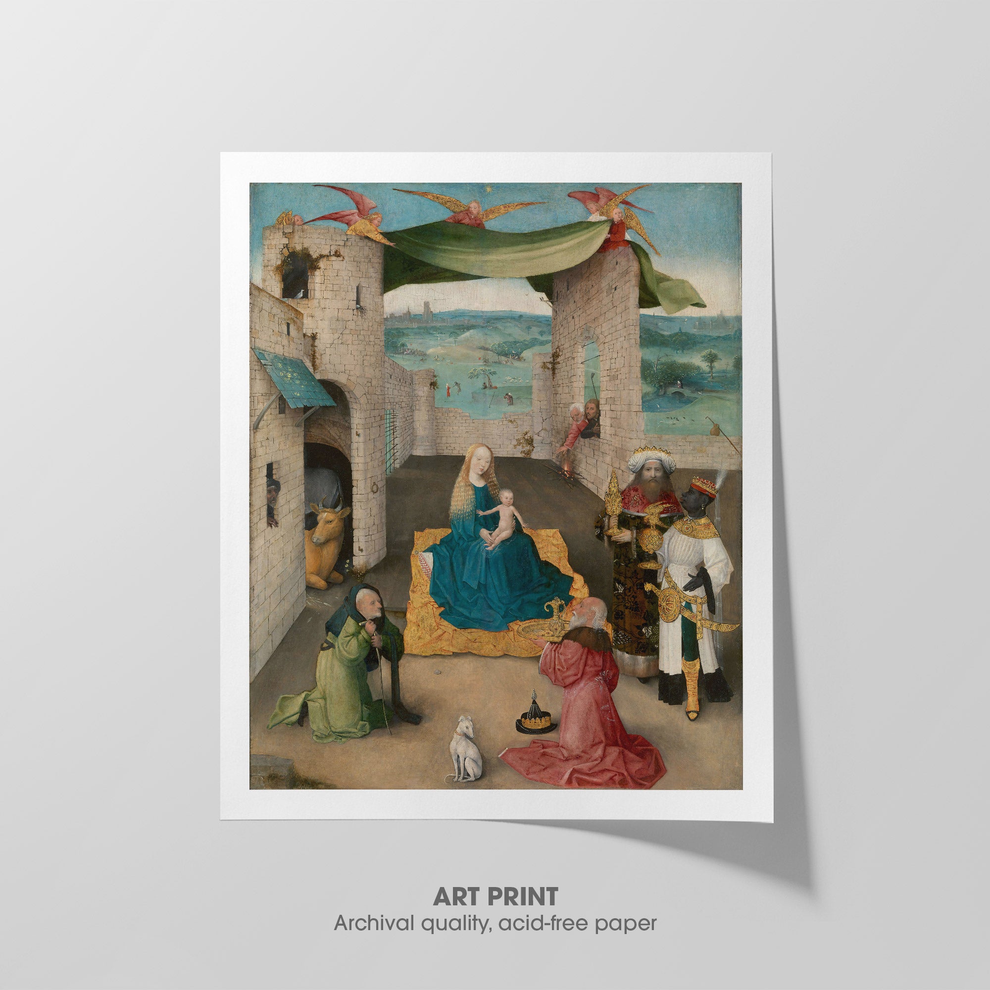 Adoration of the Magi ☷ Bosch ☴ Art Print