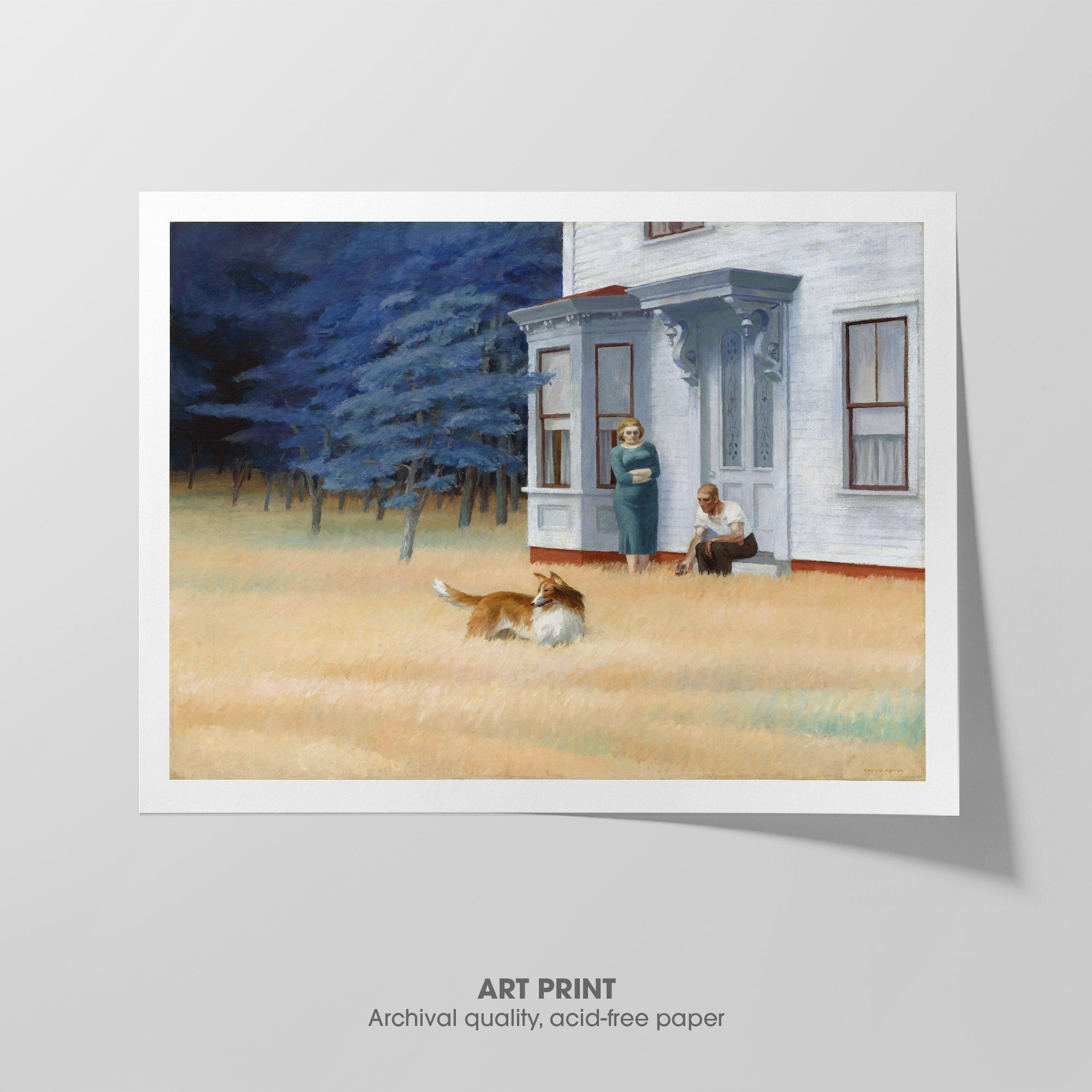 Cape Cod Evening ☵ Hopper ☳ Art Print