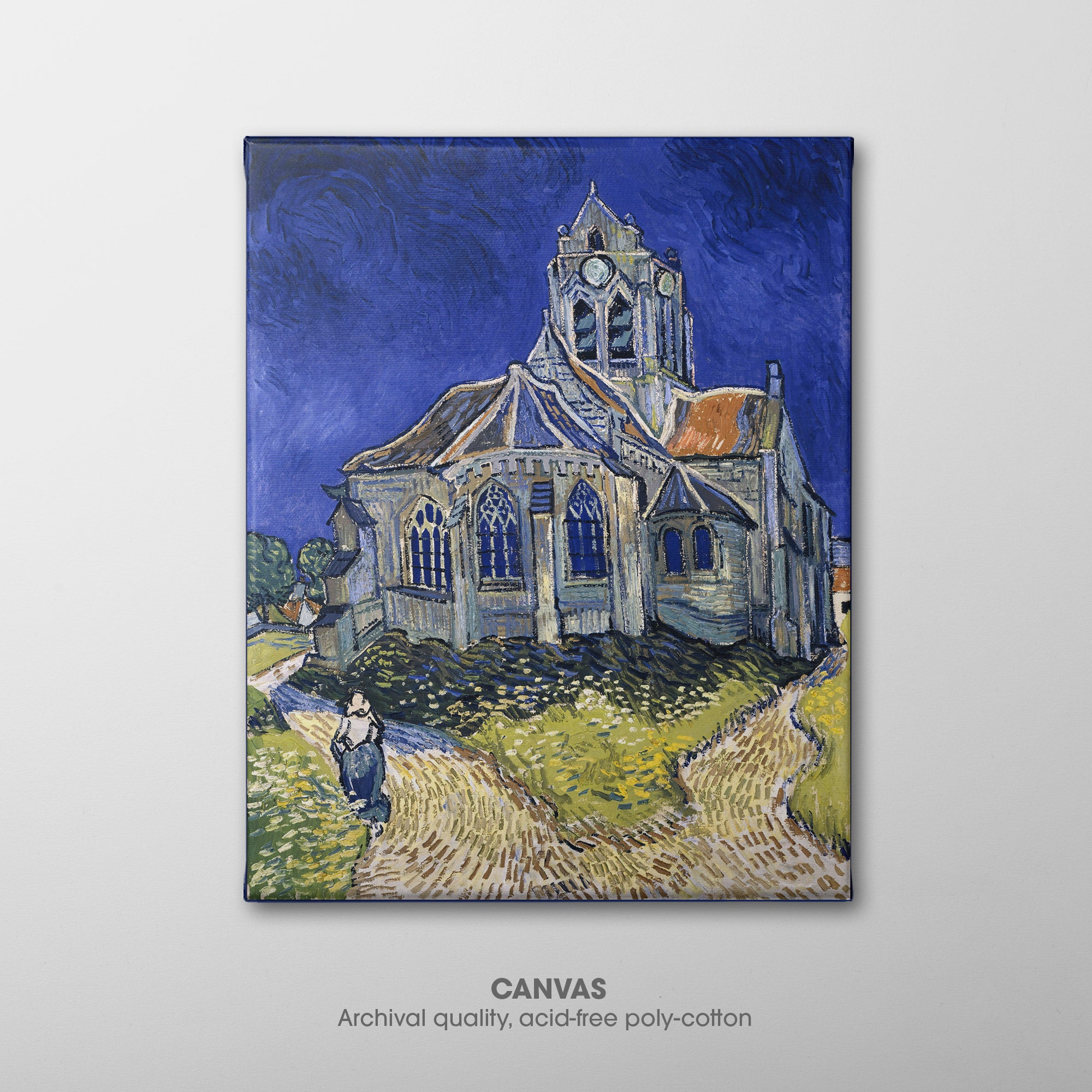 The Church at Auvers ☳ Van Gogh ☶ Canvas