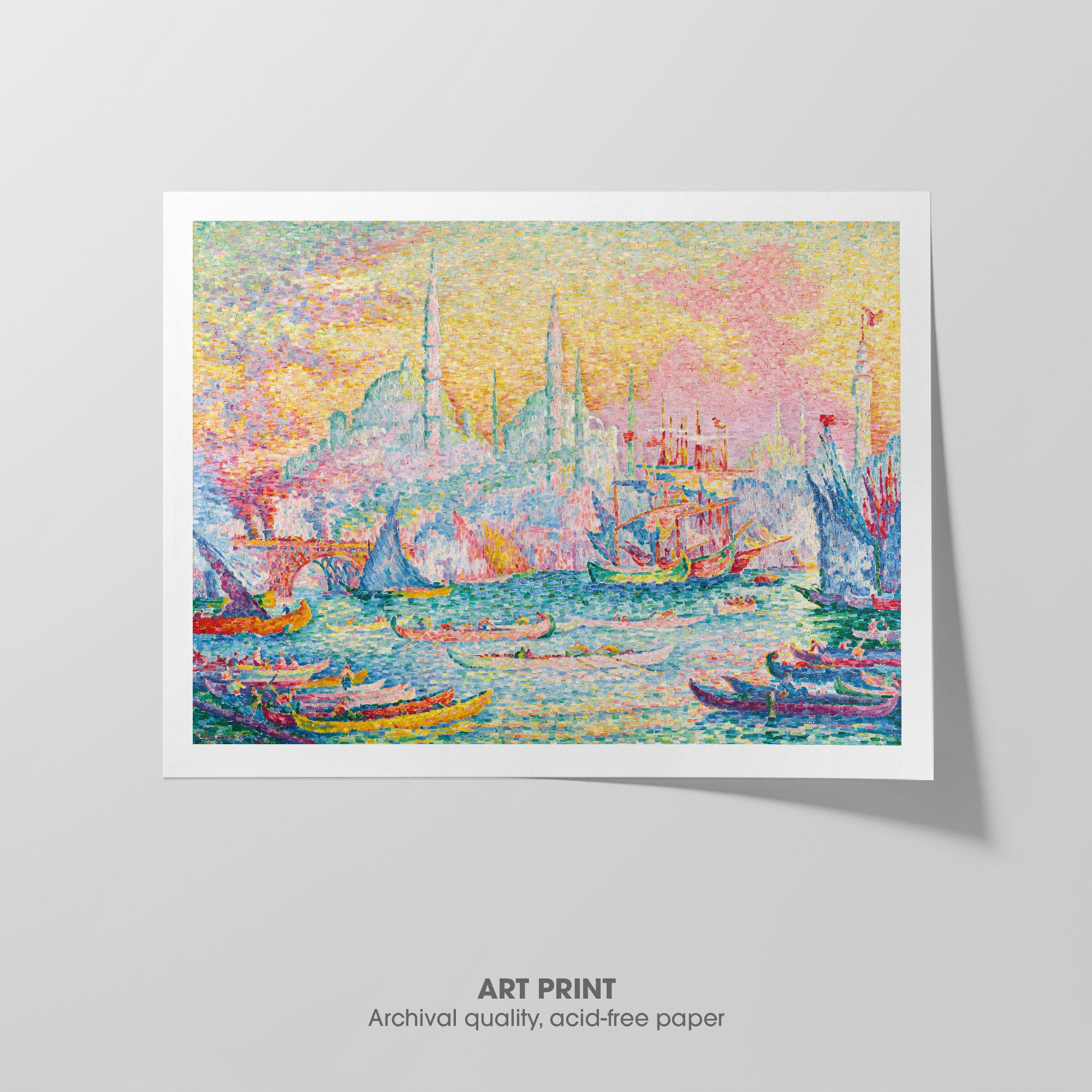 The Golden Horn, Constantinople ☰ Signac ☲ Art Print