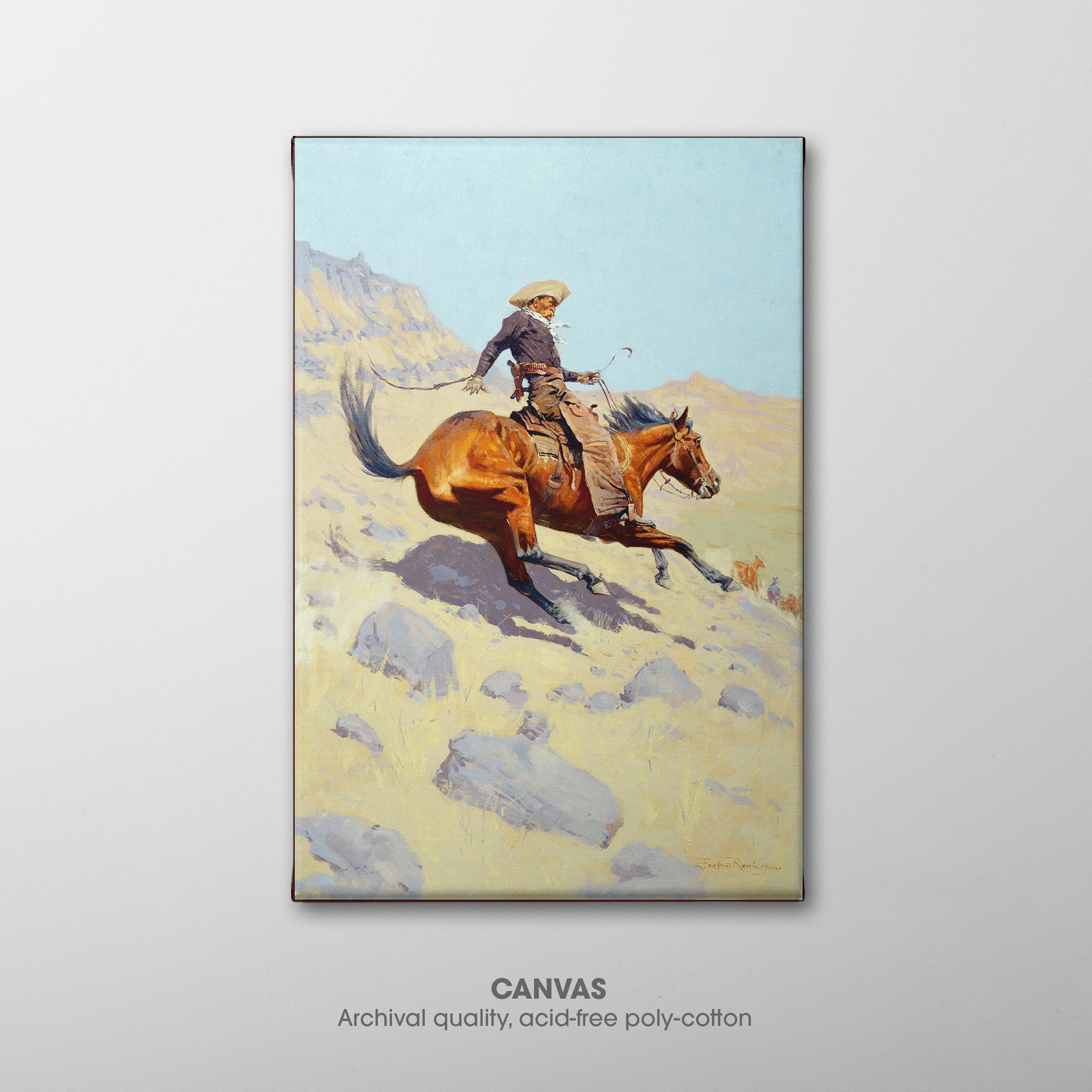 The Cowboy ☷ Remington ☳ Canvas