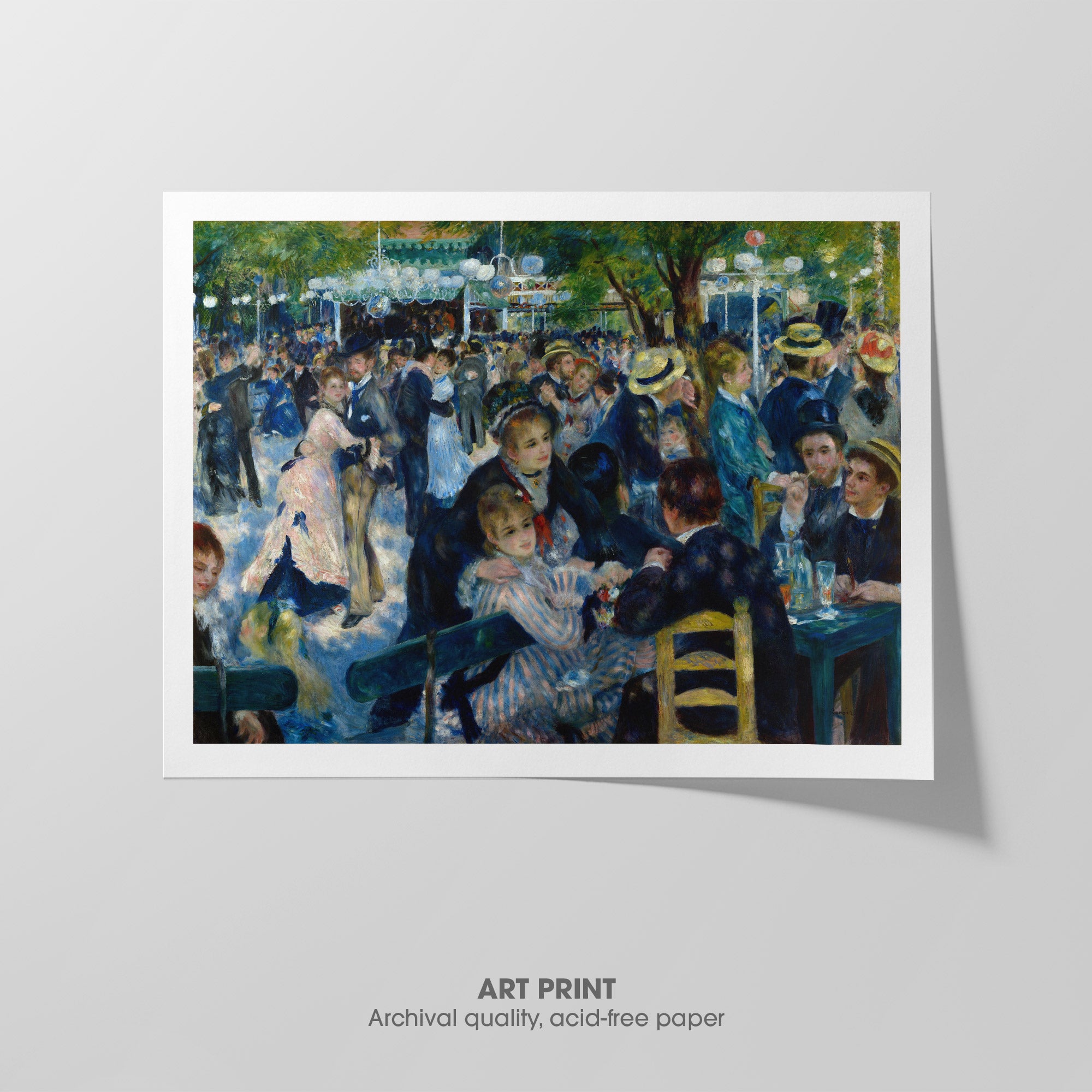 Dance at Le Moulin ☱ Renoir ☲ Art Print