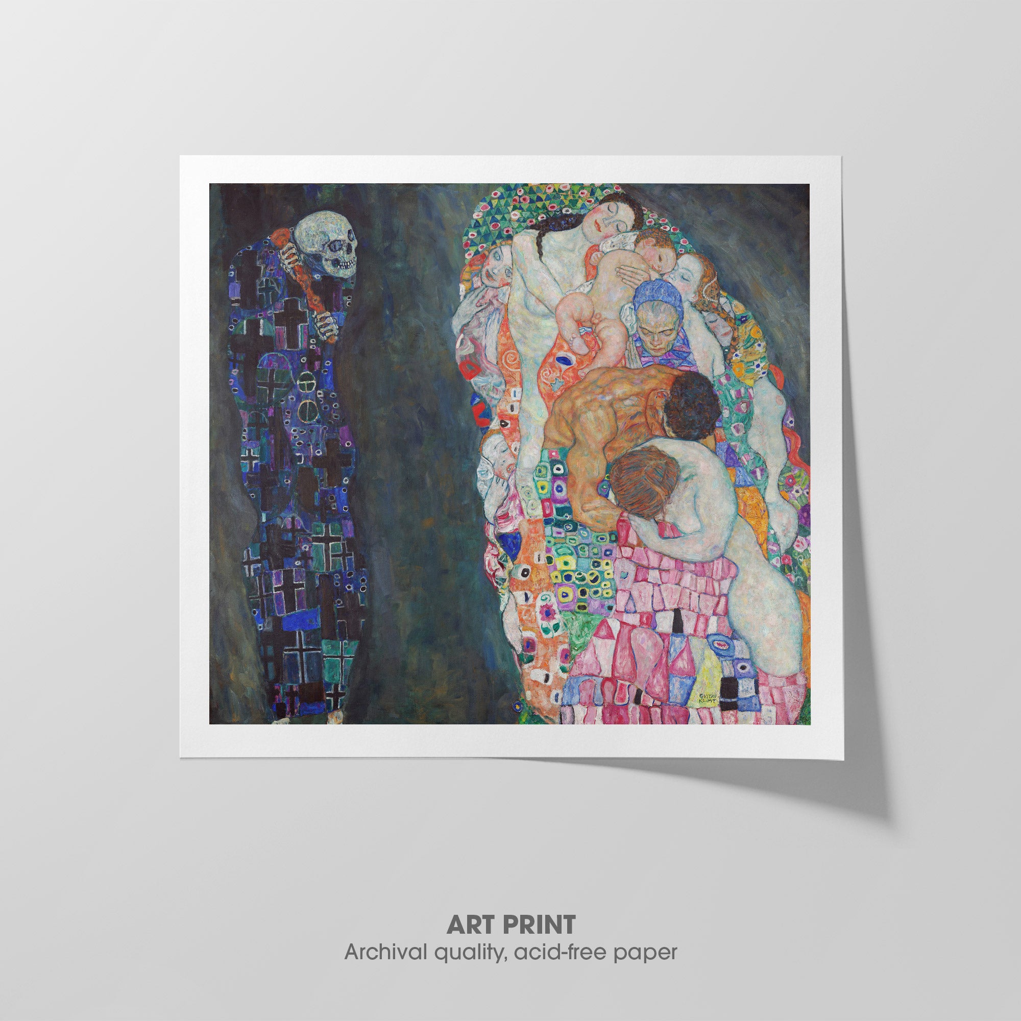 Death and Life ☲ Klimt ☷ Art Print