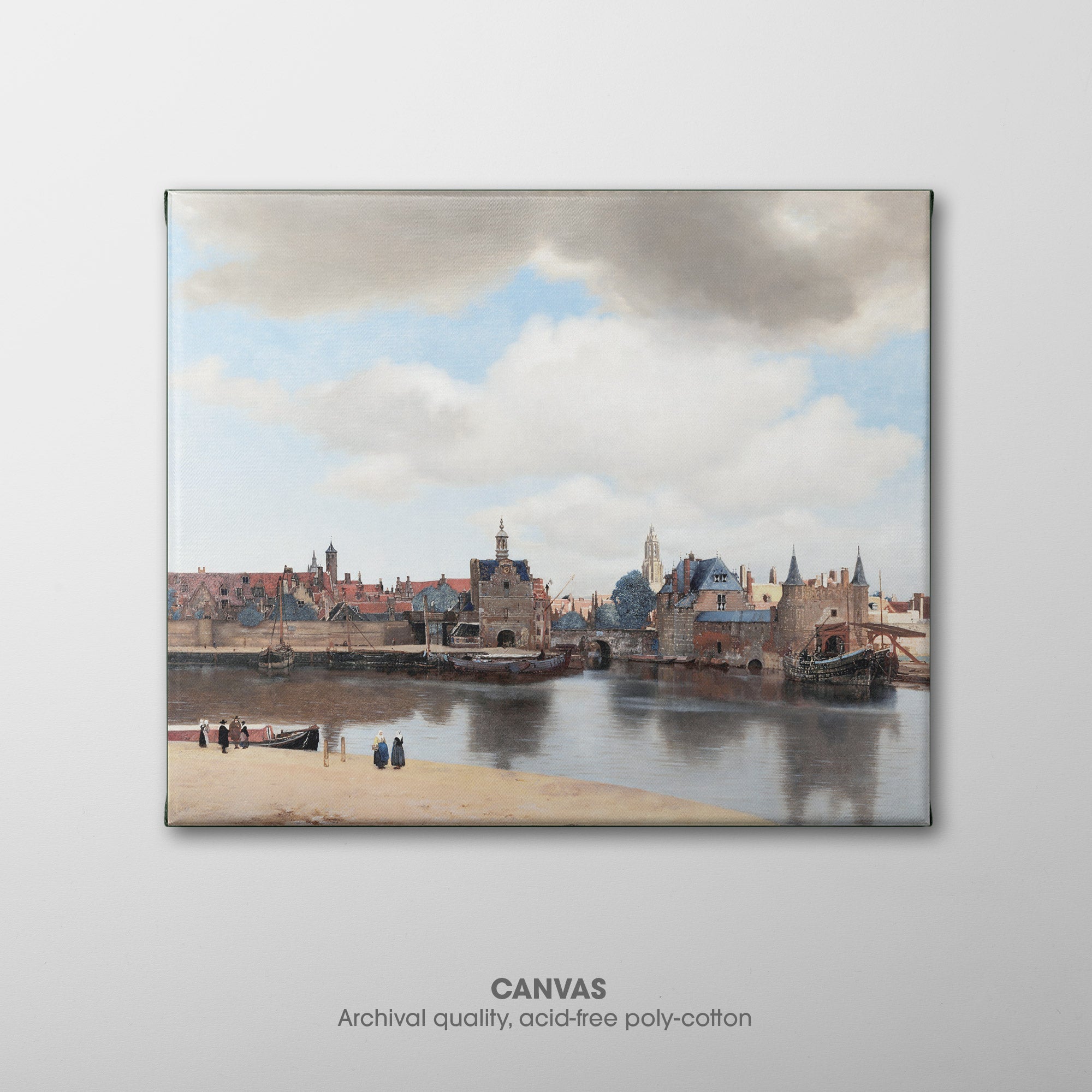 View of Delft ☵ Vermeer ☰ Canvas