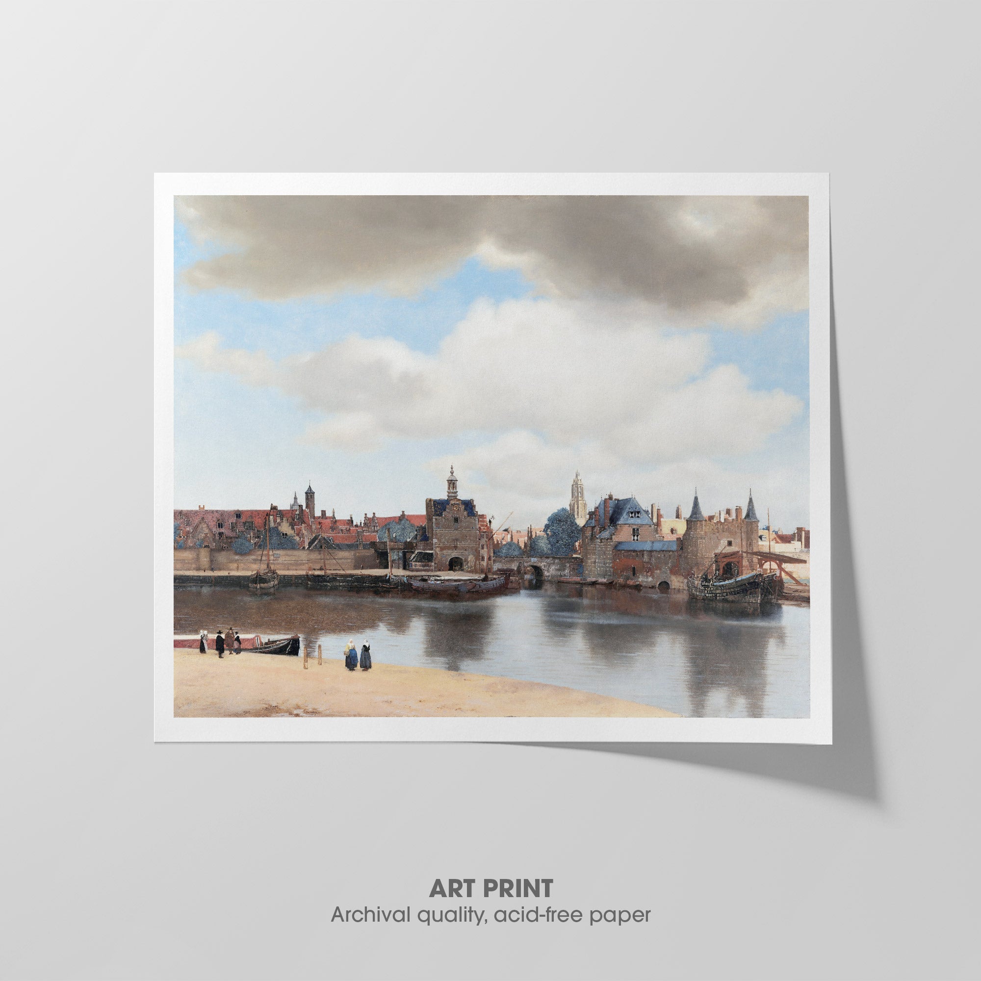 View of Delft ☵ Vermeer ☰ Art Print