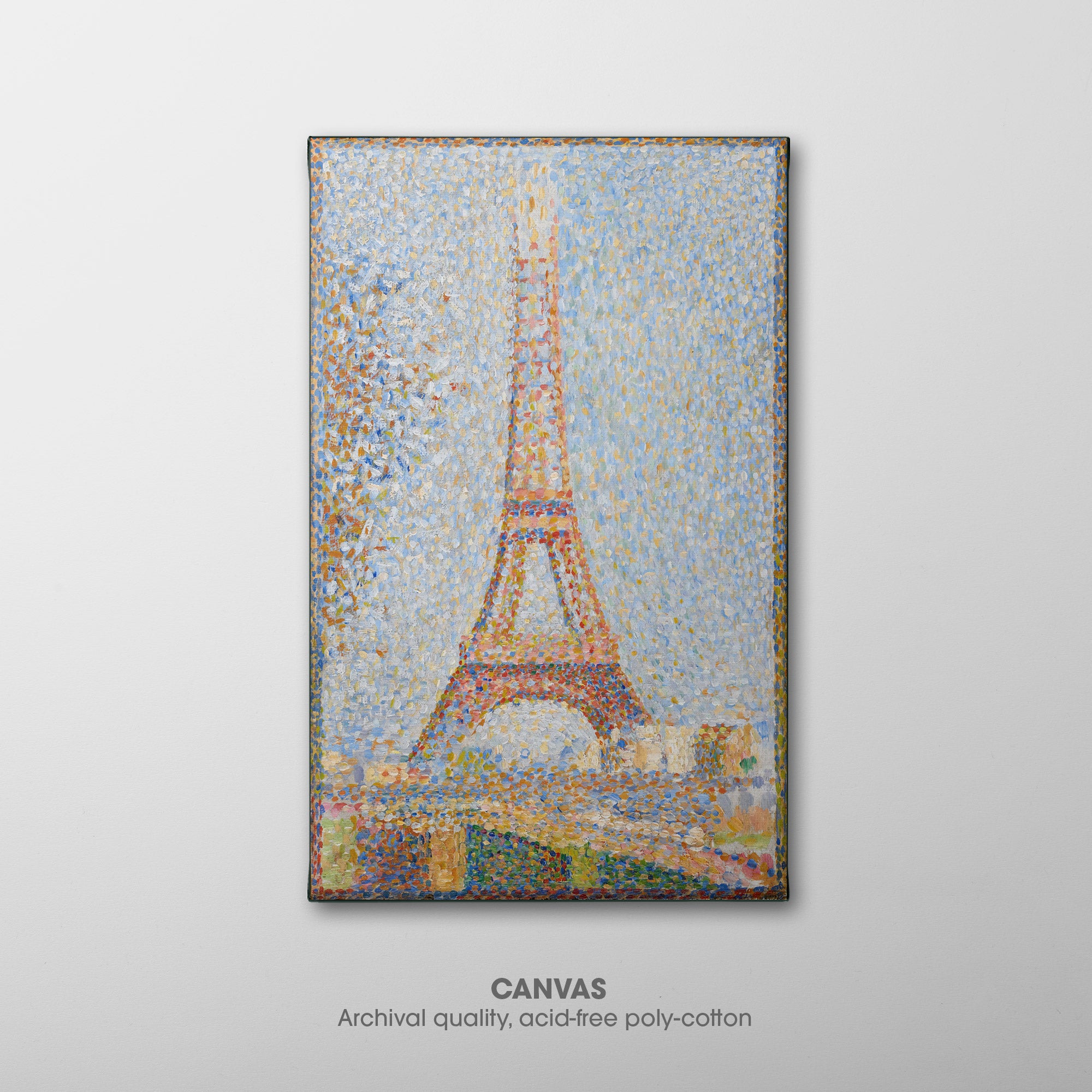 Eiffel Tower ☰ Seurat ☴ Canvas