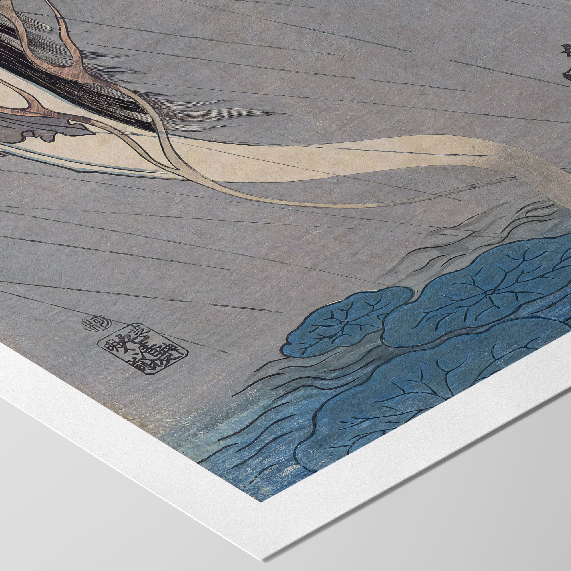 Ghost Rising from a Swamp ☳ Kunisada ☱ Art Print