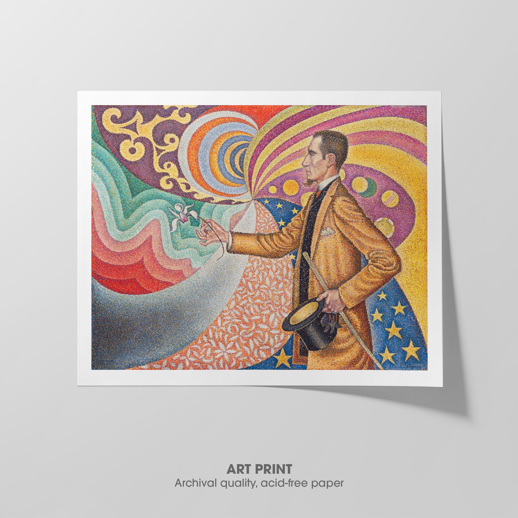 Portrait of Félix Fénéon ☲ Signac ☴ Art Print