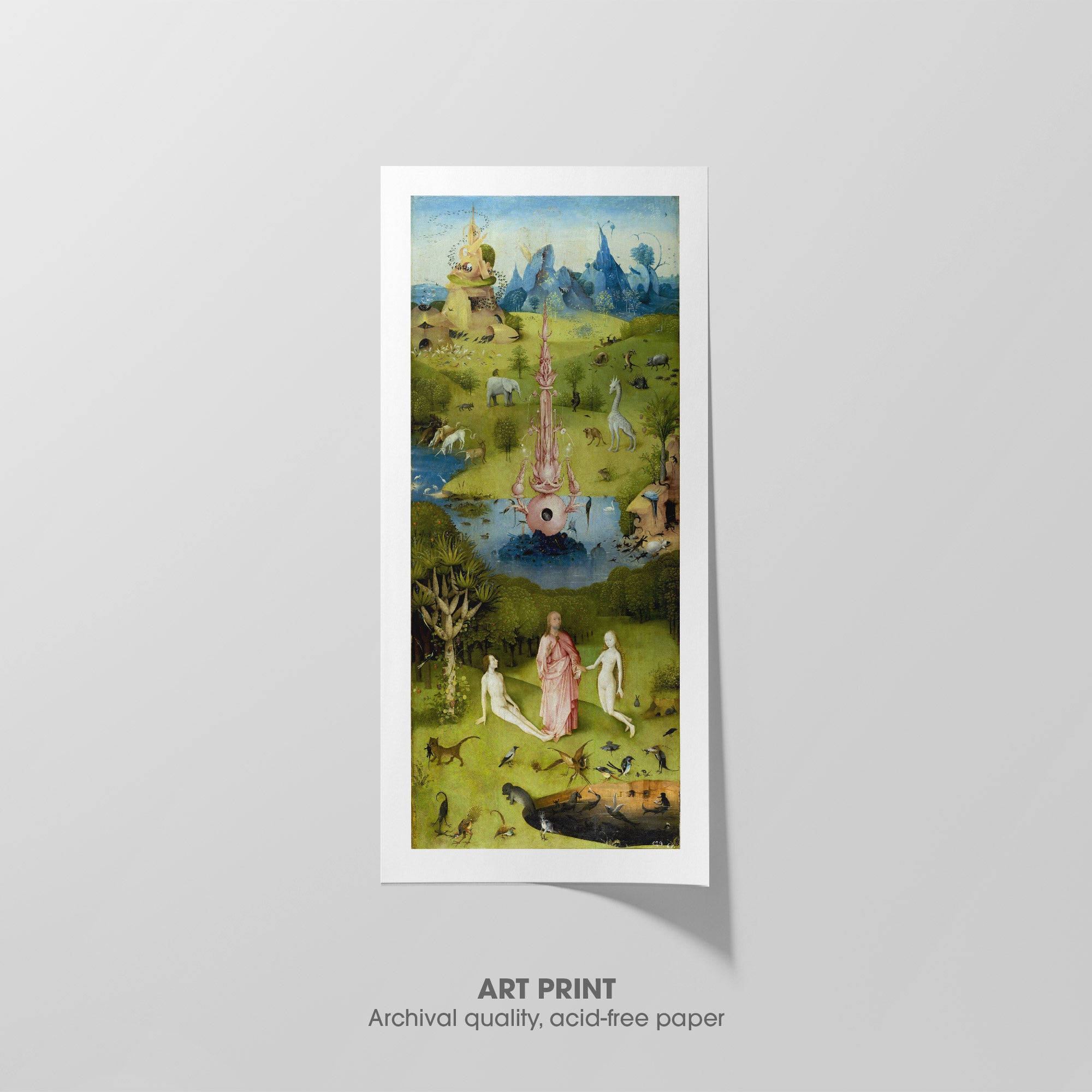 Garden of Eden ☰ Bosch ☷ Art Print