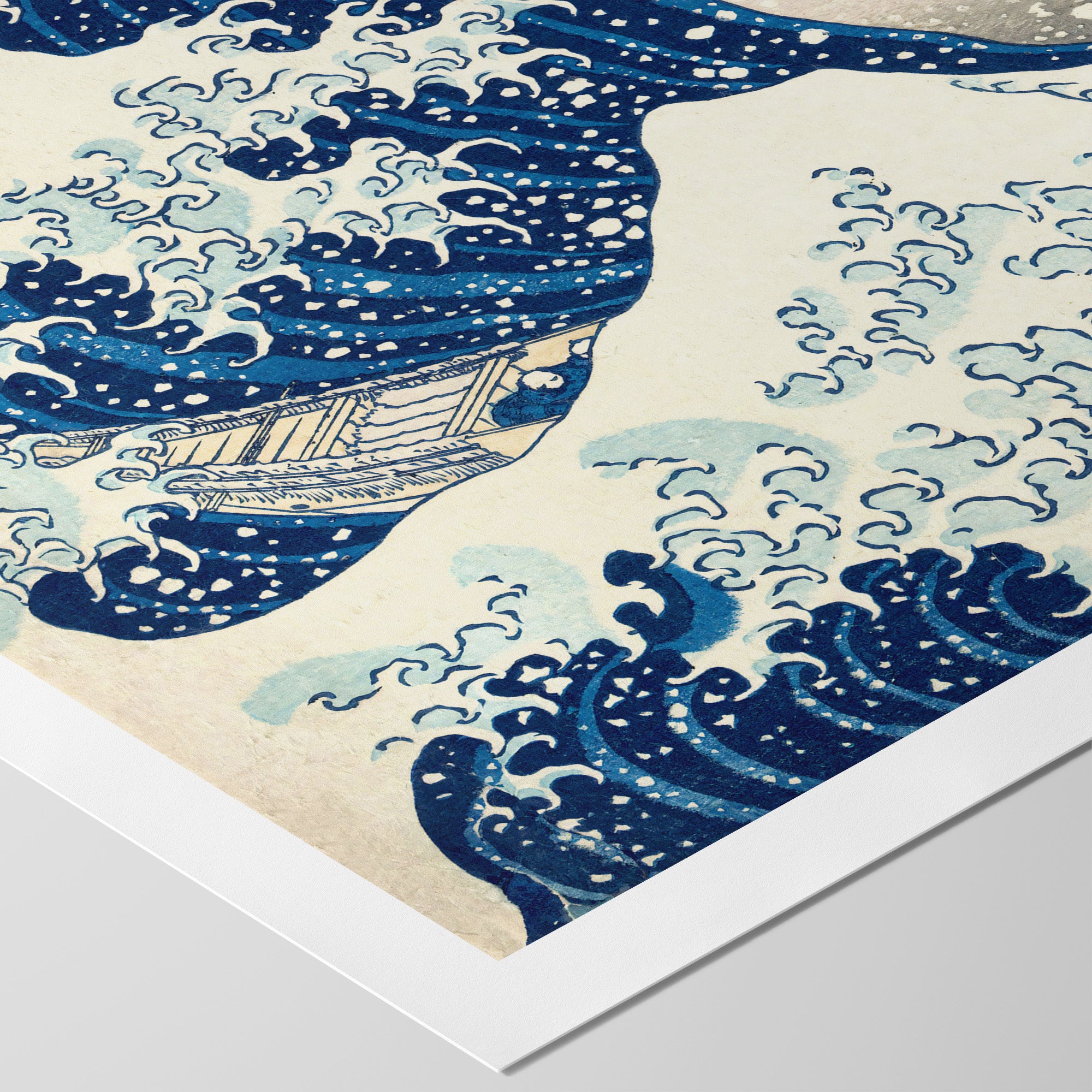 The Great Wave ☶ Hokusai ☵ Art Print