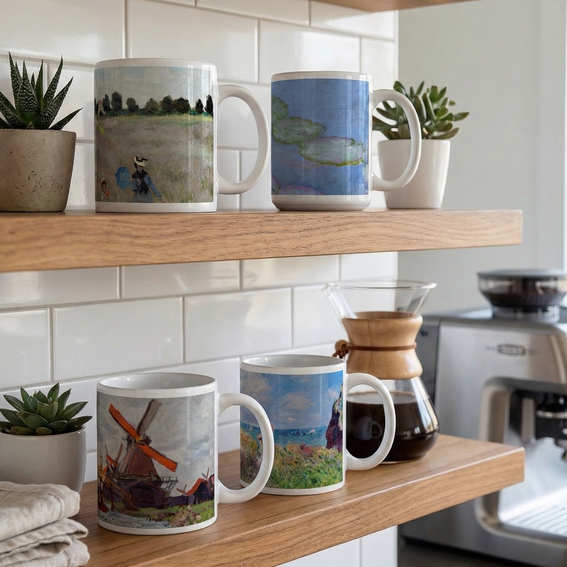 Monet Ceramic Mugs