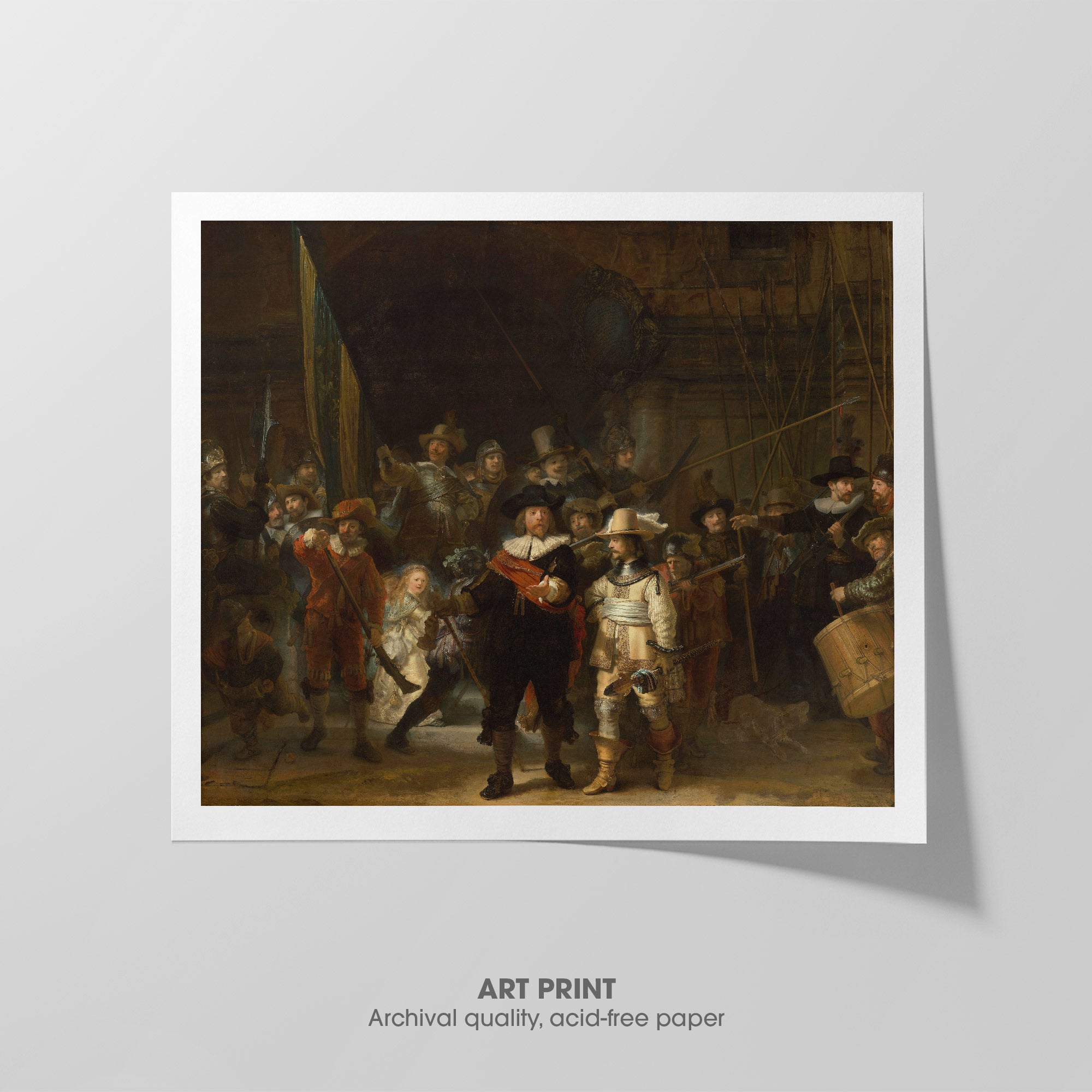 The Night Watch ☲ Rembrandt ☳ Art Print