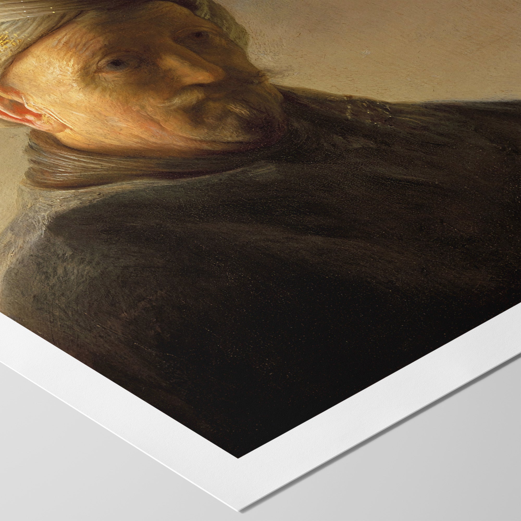 Old Man with Turban ☶ Rembrandt ☶ Art Print