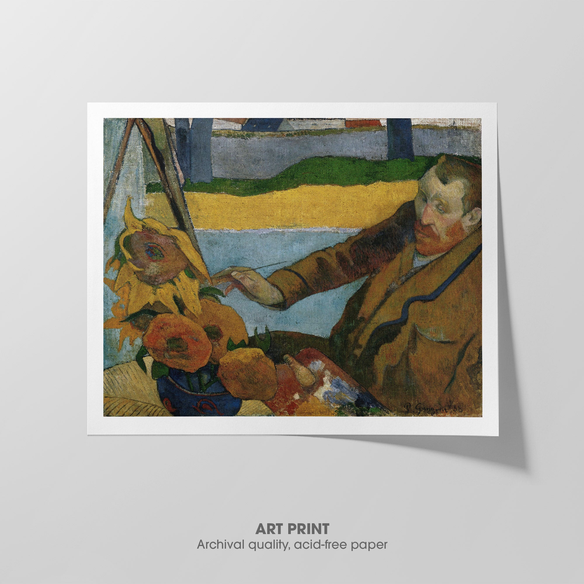 The Painter of Sunflowers ☰ Gauguin ☷ Art Print