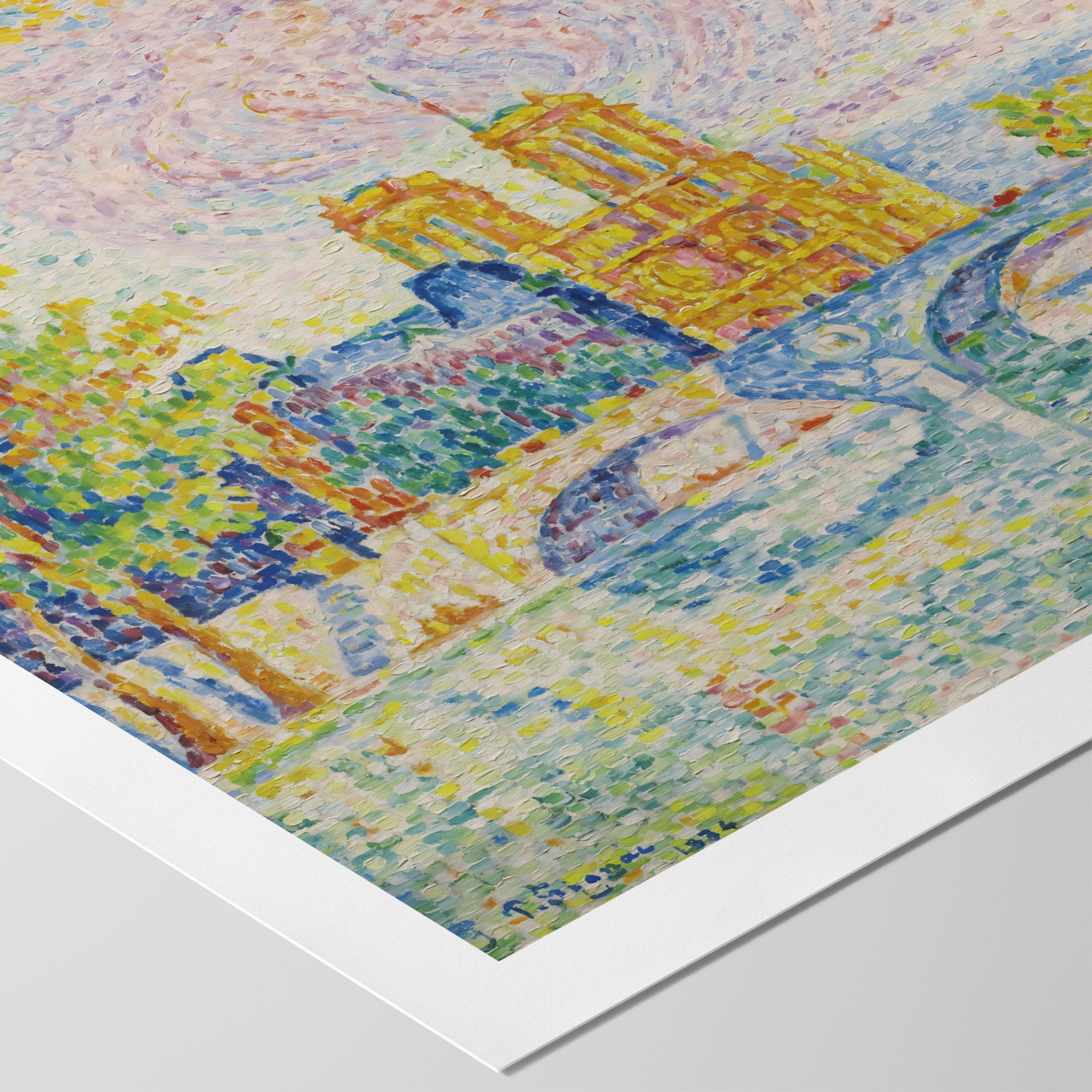 La Cité, Paris ☰ Signac ☵ Art Print