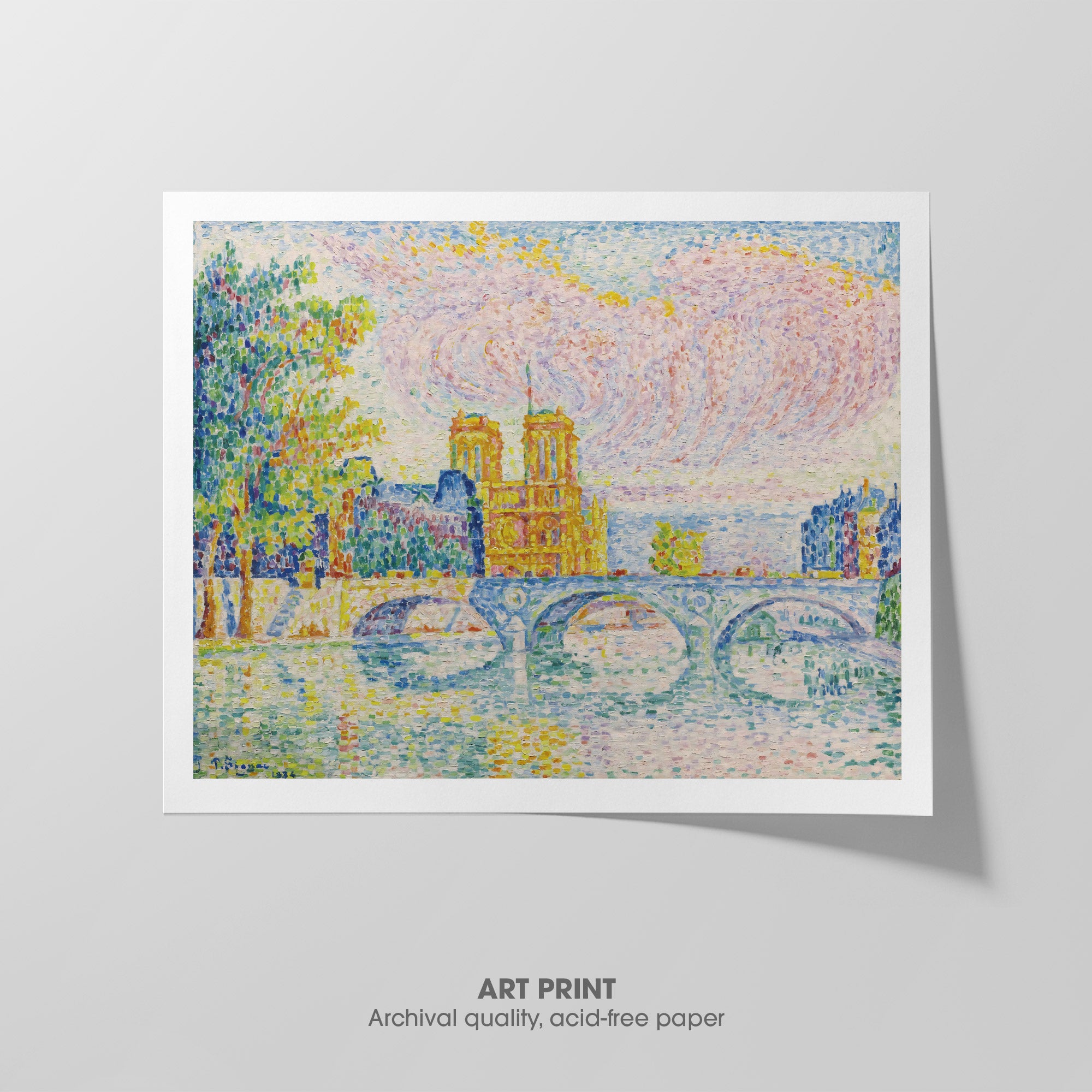 La Cité, Paris ☰ Signac ☵ Art Print