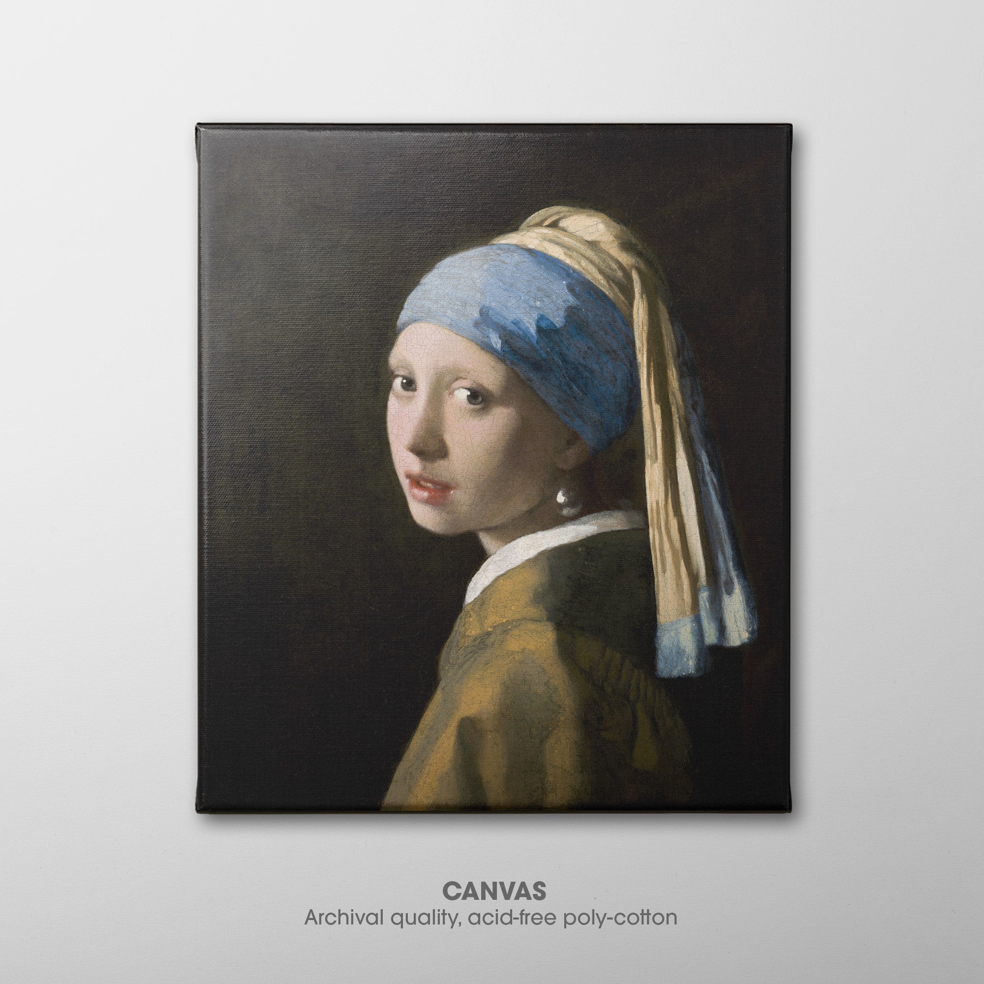 Girl with a Pearl Earring ☶ Vermeer ☴ Canvas