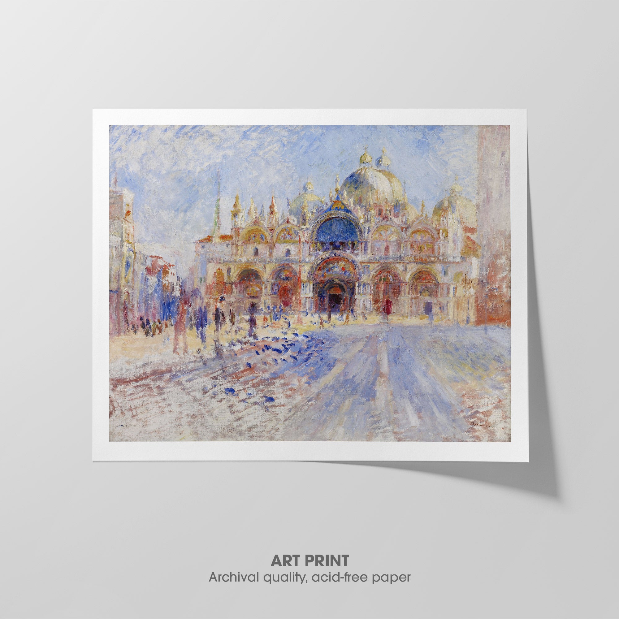 Piazza San Marco ☰ Renoir ☰ Art Print