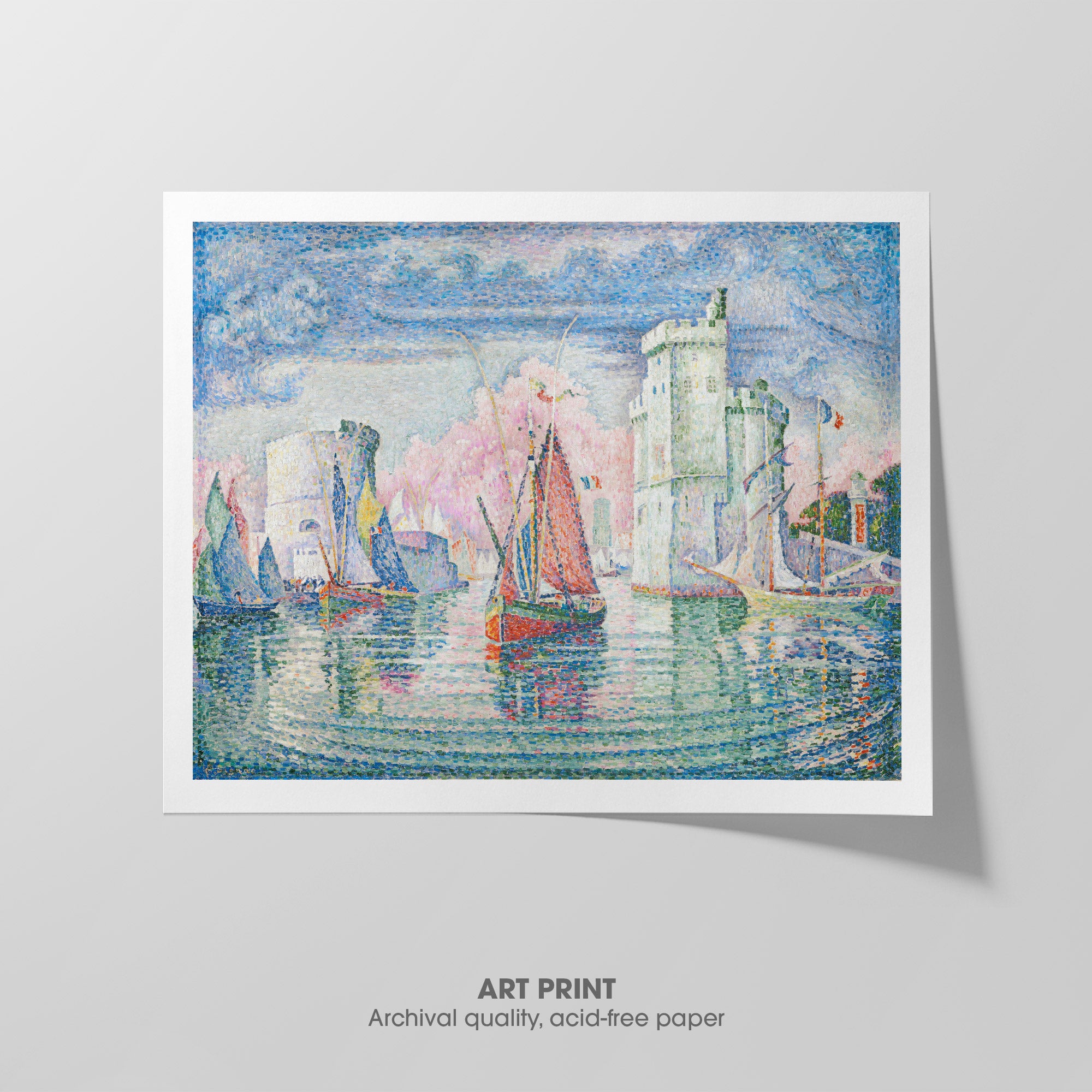 Port of La Rochelle ☵ Signac ☱ Art Print