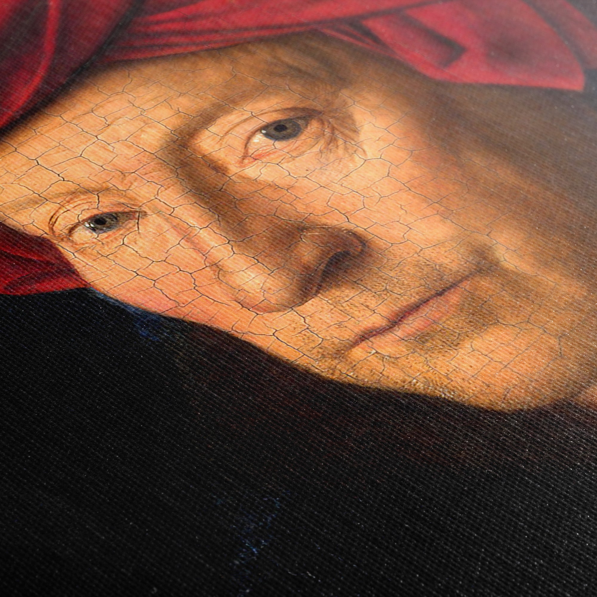 Man in a Red Turban ☶ Van Eyck ☲ Canvas