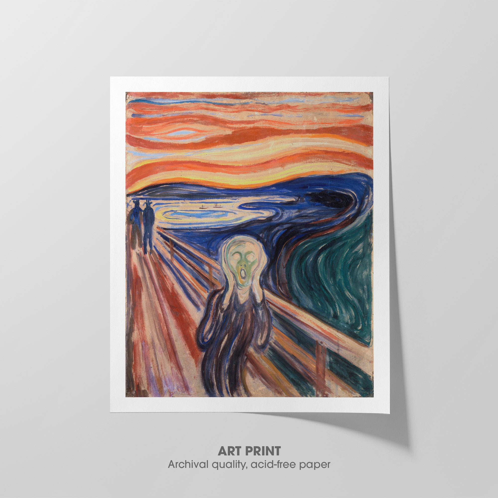 The Scream (1910) ☲ Munch ☵ Art Print