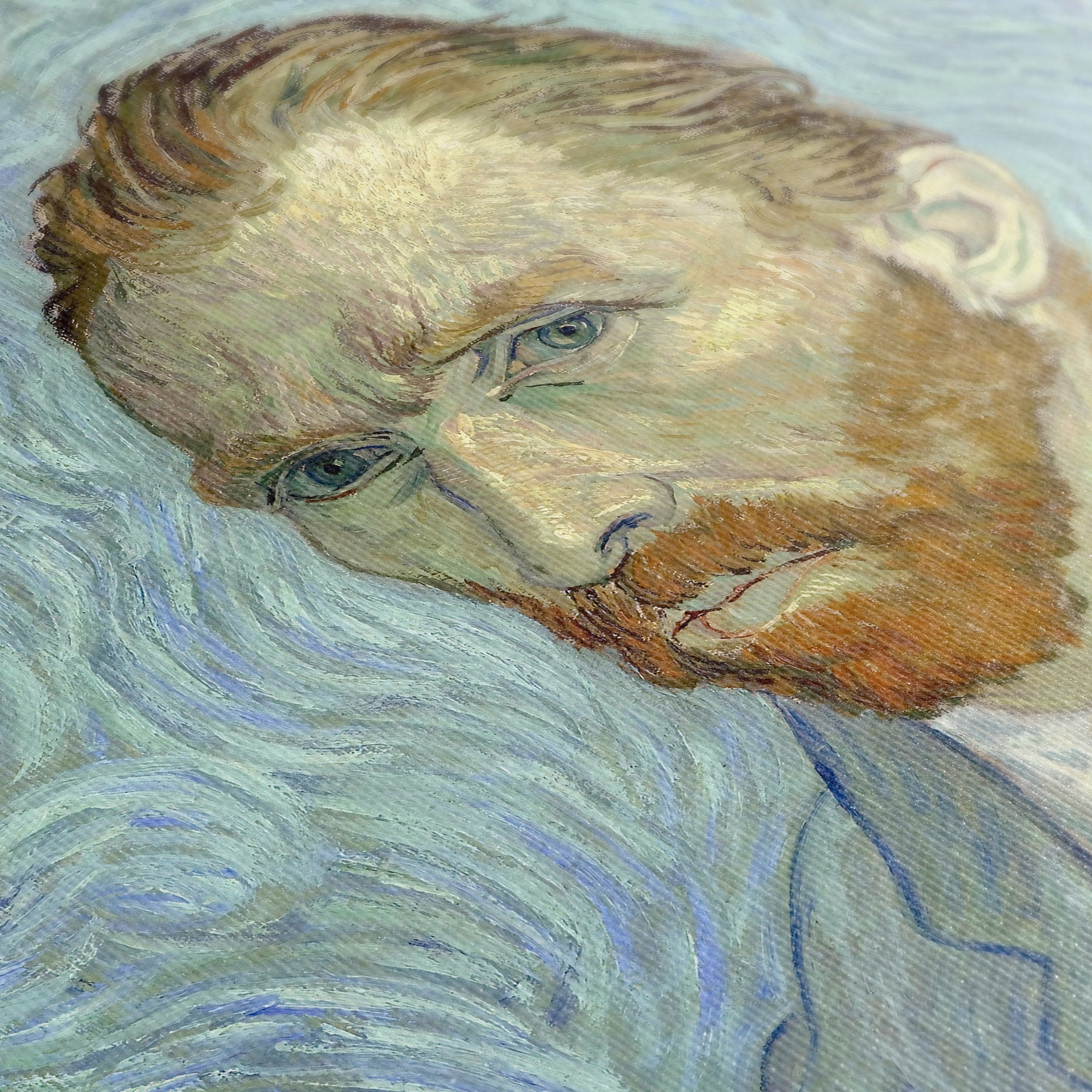 Self-Portrait (Blue) ☶ Van Gogh ☴ Canvas