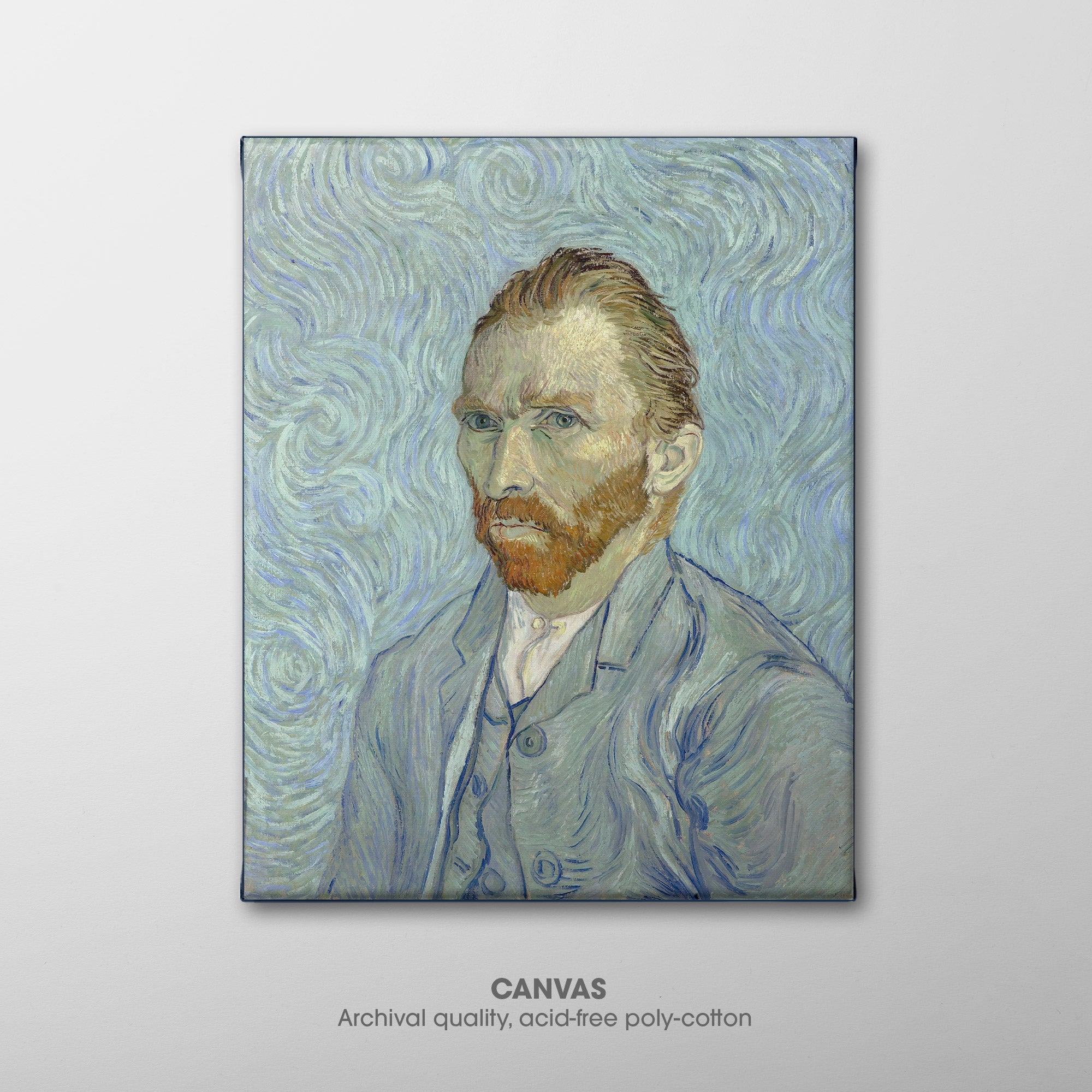 Self-Portrait (Blue) ☶ Van Gogh ☴ Canvas