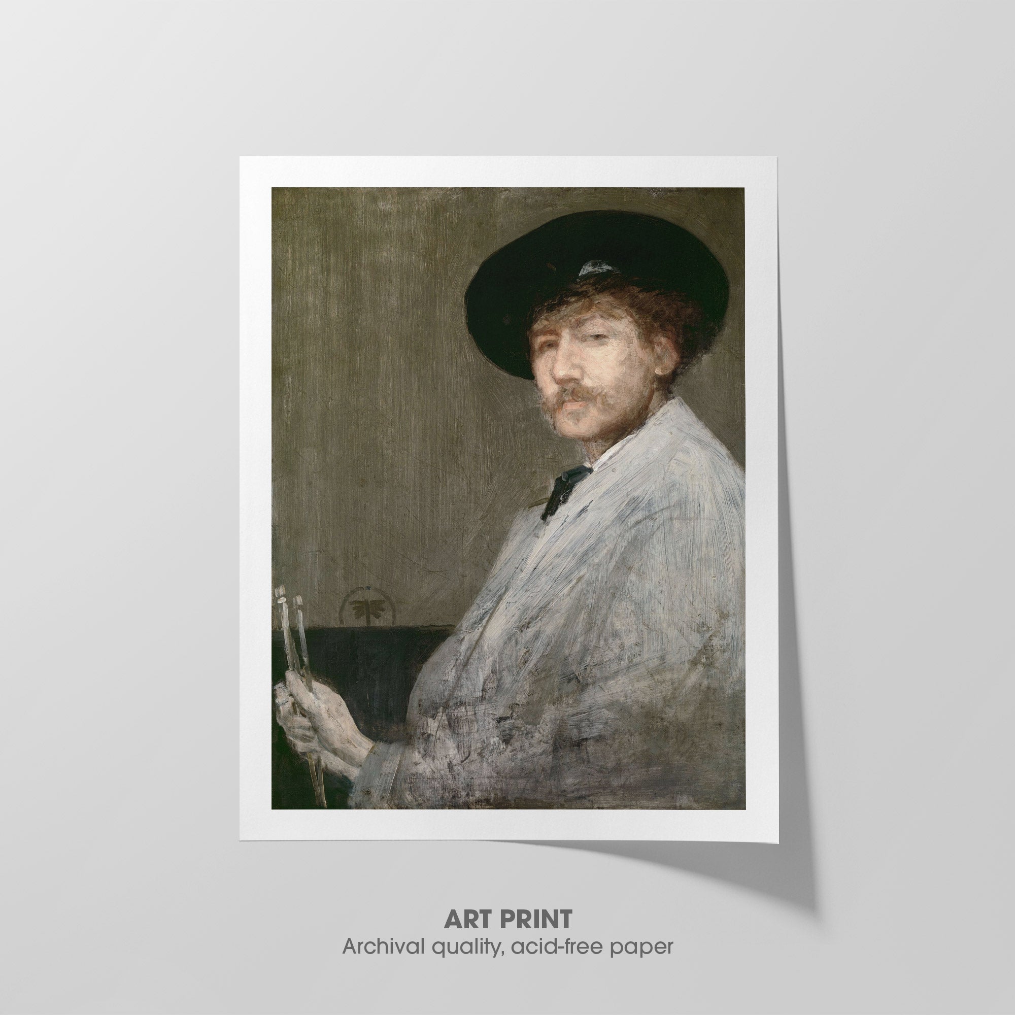 Self-Portrait ☶ Whistler ☰ Art Print