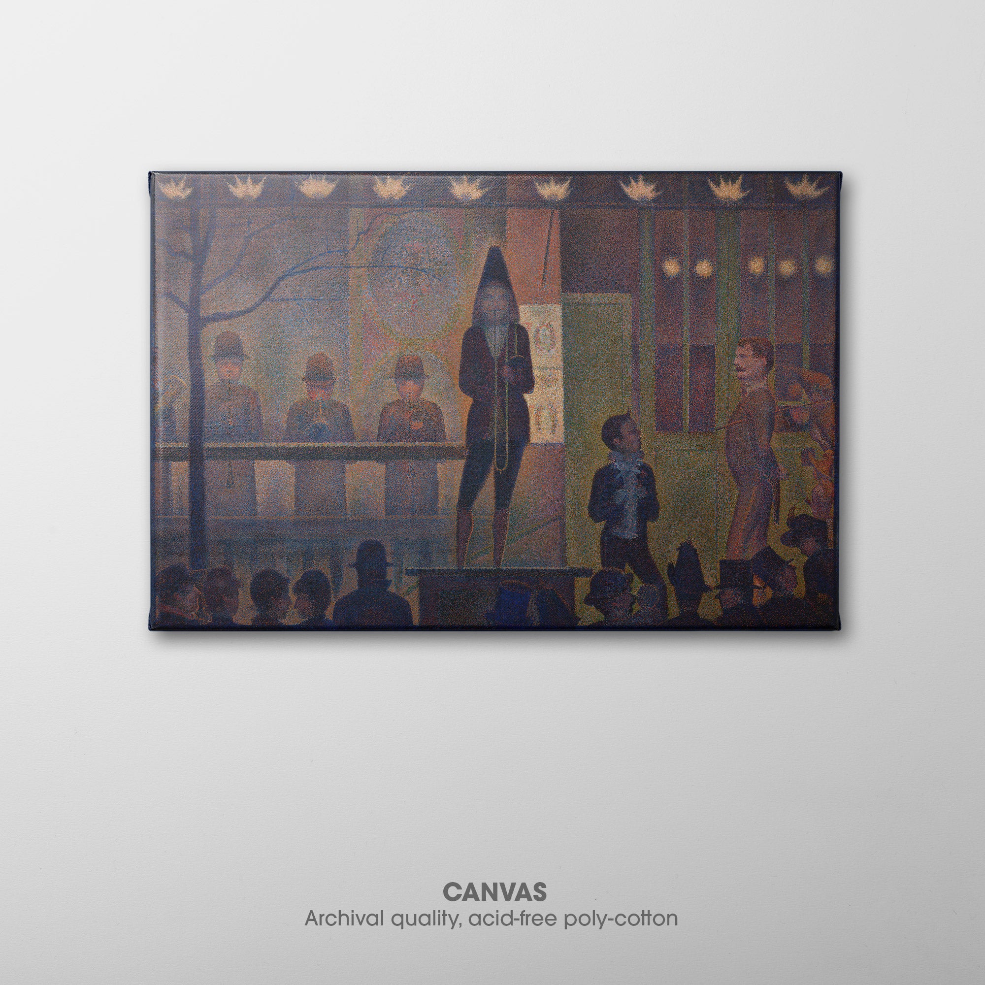 Circus Sideshow ☲ Seurat ☳ Canvas