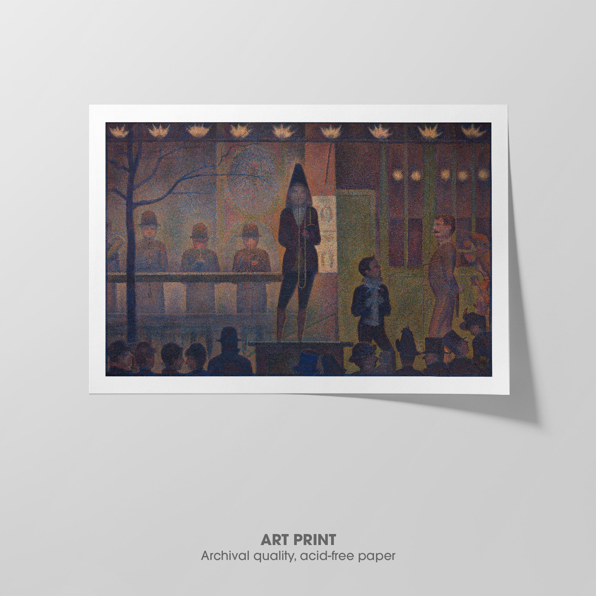 Circus Sideshow ☲ Seurat ☳ Art Print