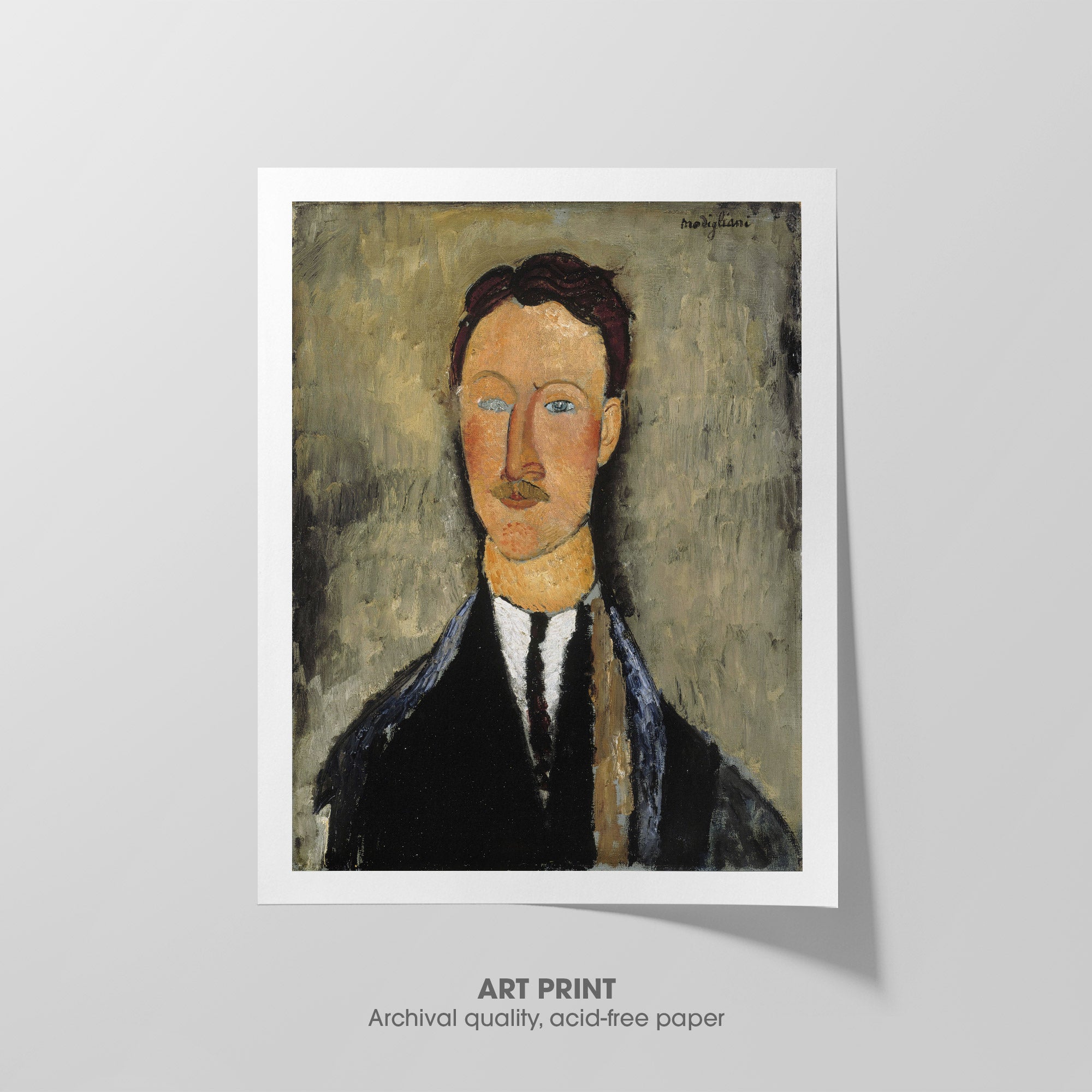 Léopold Survage ☰ Modigliani ☷ Art Print