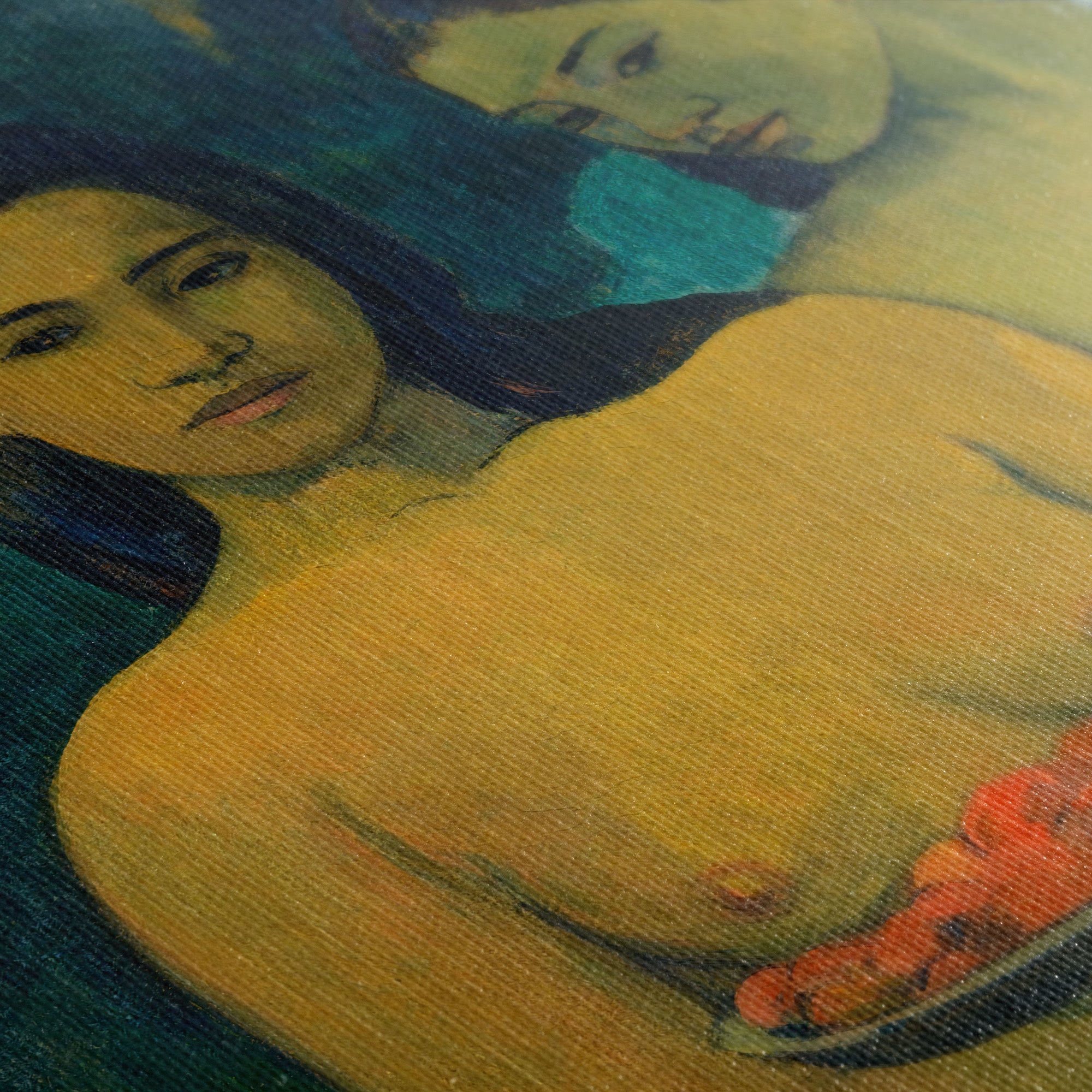 Two Tahitian Women ☷ Gauguin ☲ Canvas