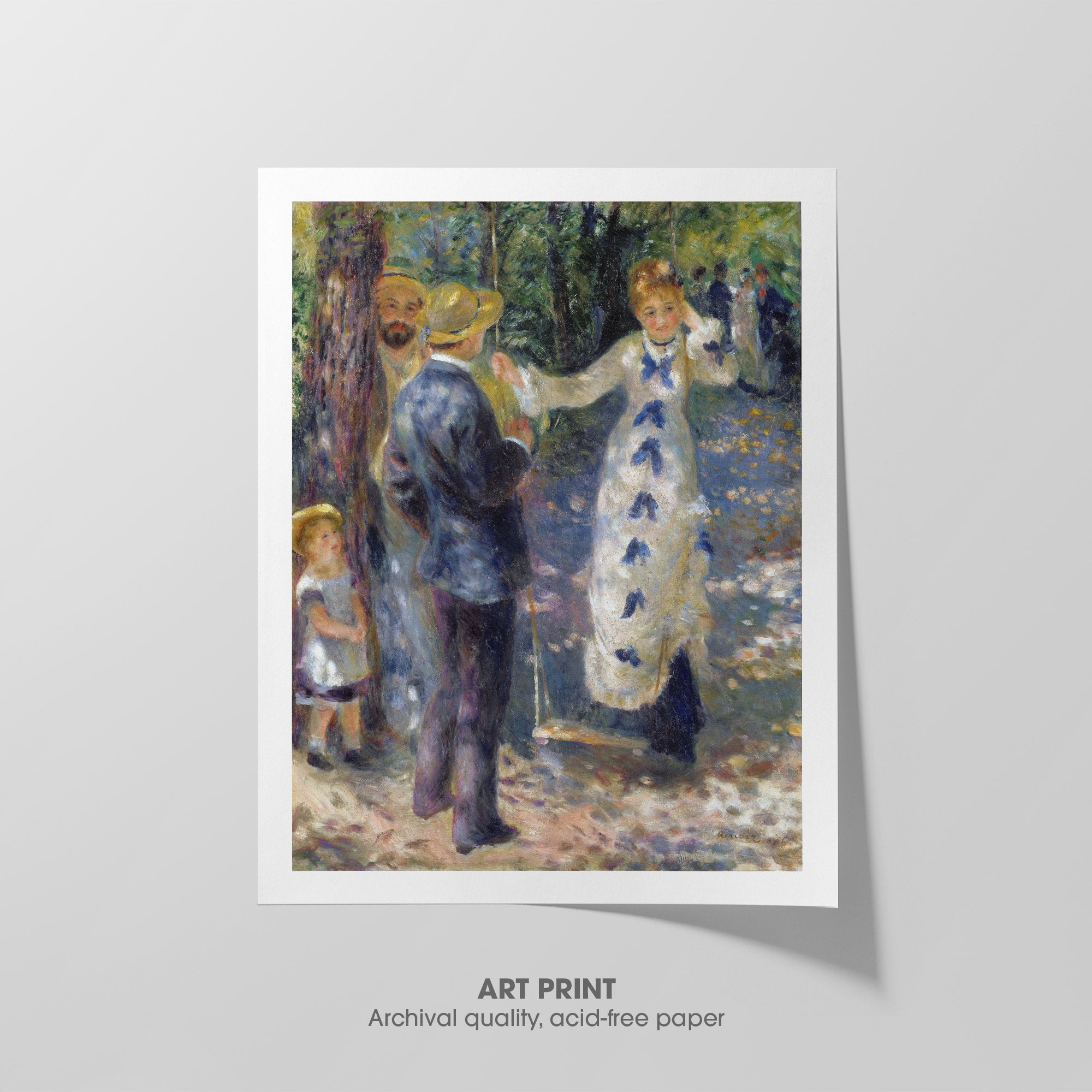 The Swing ☰ Renoir ☴ Art Print