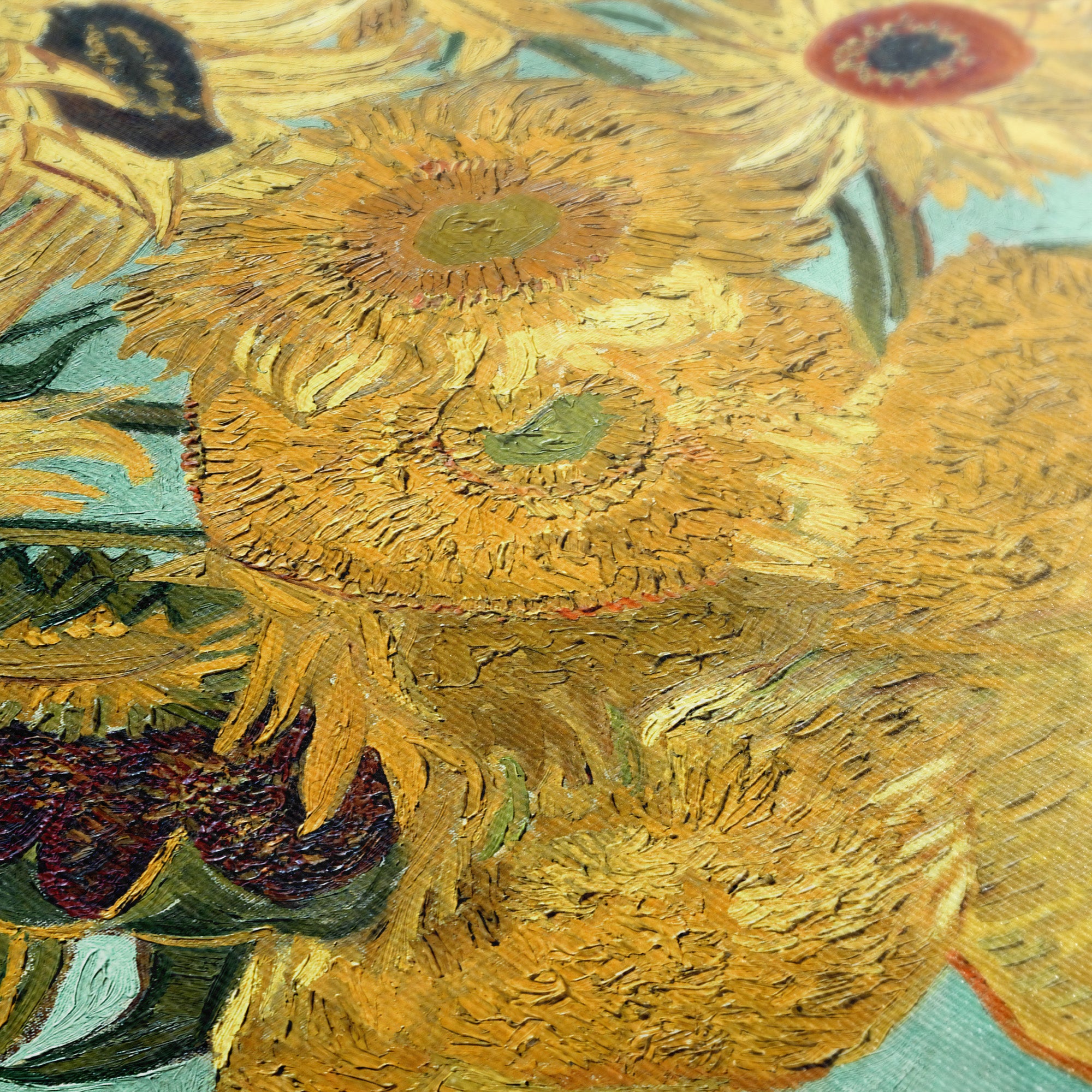 Twelve Sunflowers ☴ Van Gogh ☲ Canvas