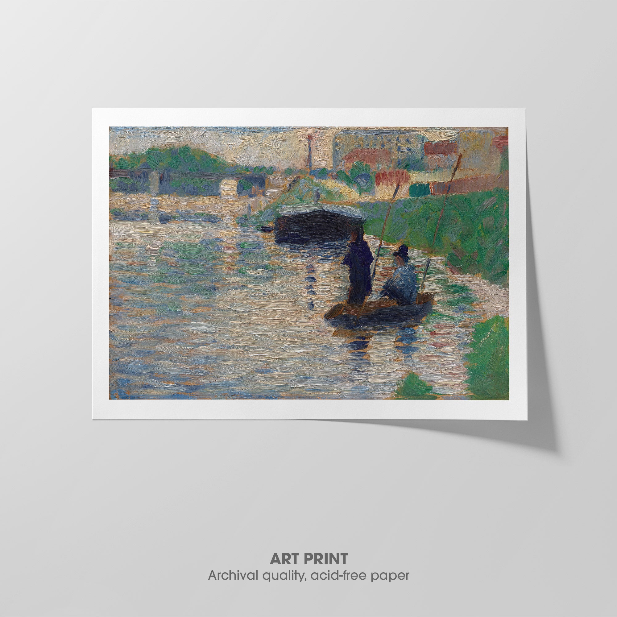 View of the Seine ☱ Seurat ☵ Art Print