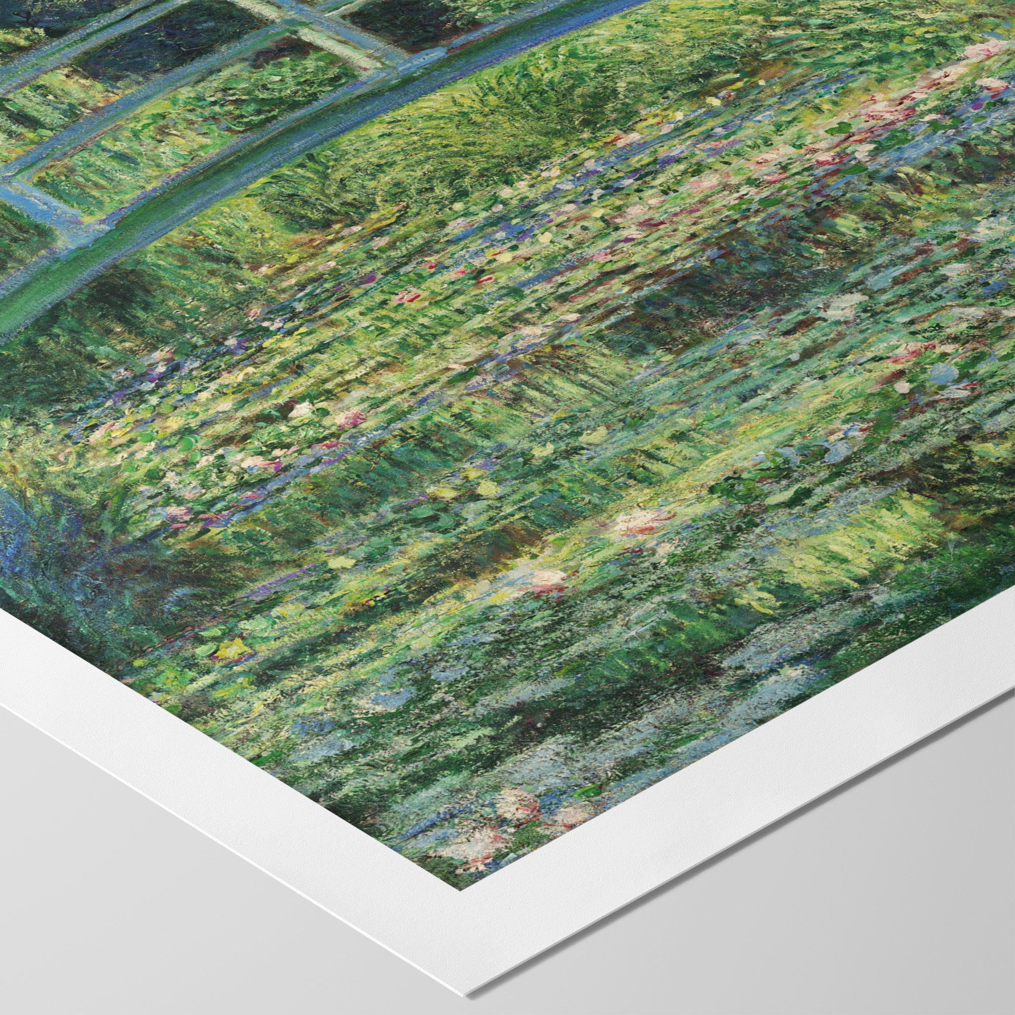 Water Lilies and Japanese Bridge ☱ Monet ☲ Art Print