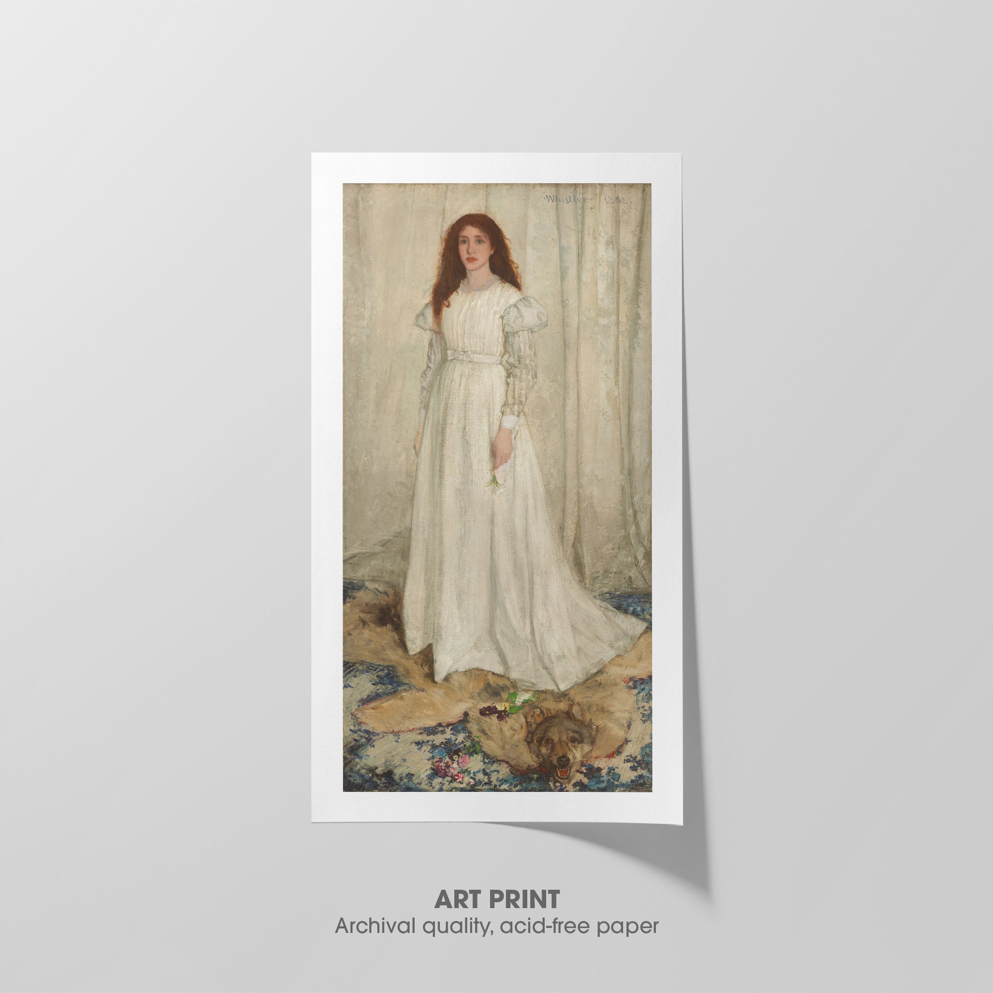 Symphony in White No. 1 ☴ Whistler ☲ Art Print