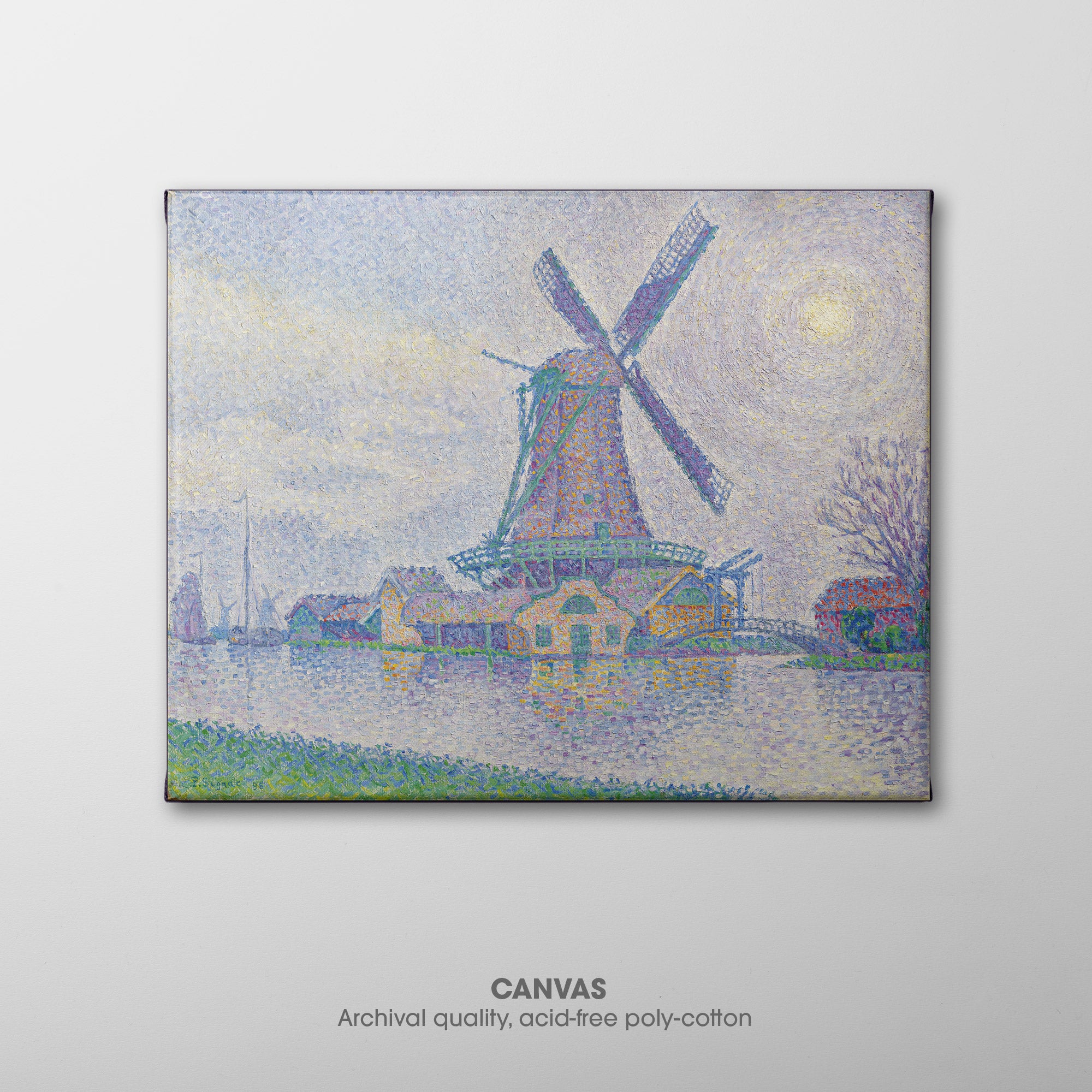 Edam Windmill ☴ Signac ☷ Canvas