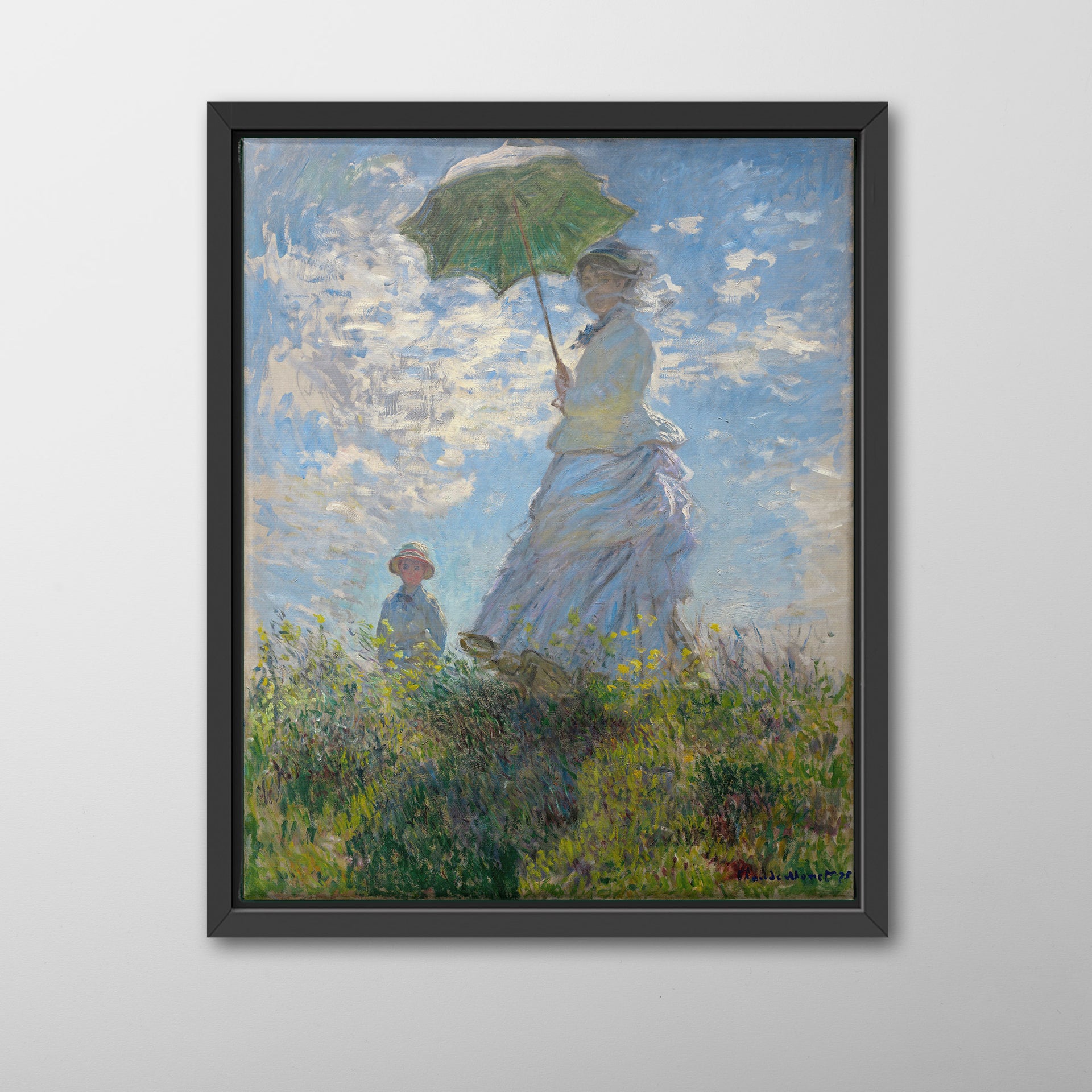 Woman with a Parasol ☰ Monet ☴ Canvas Print