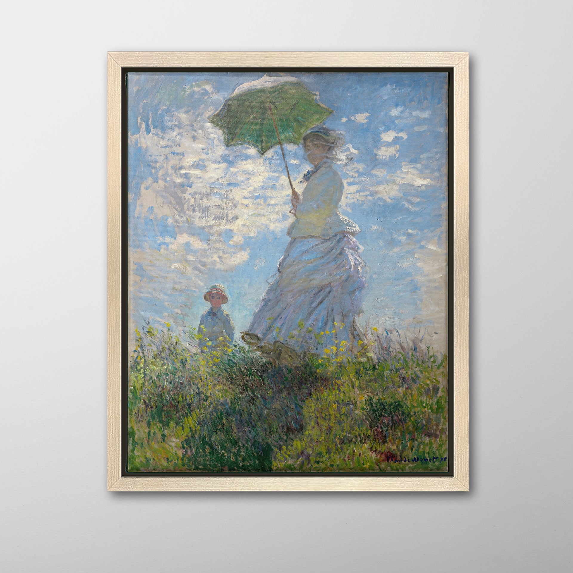 Woman with a Parasol ☰ Monet ☴ Canvas Print